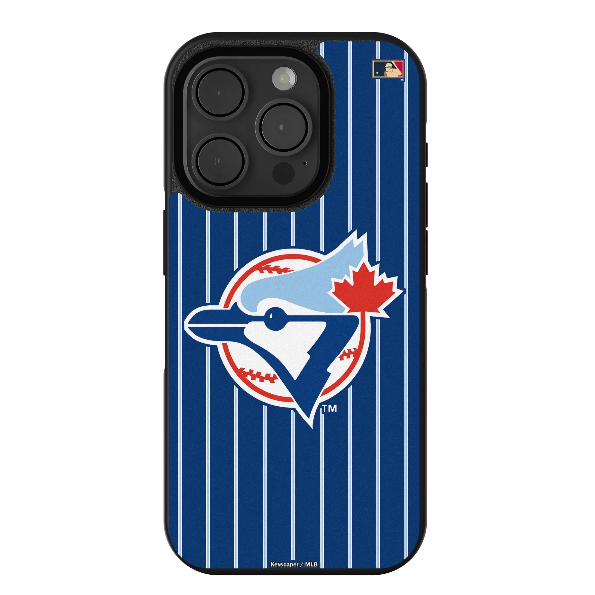 Toronto Blue Jays 1977-1988 - Cooperstown Collection Pinstripe iPhone Bump Phone Case for Apple iPhone