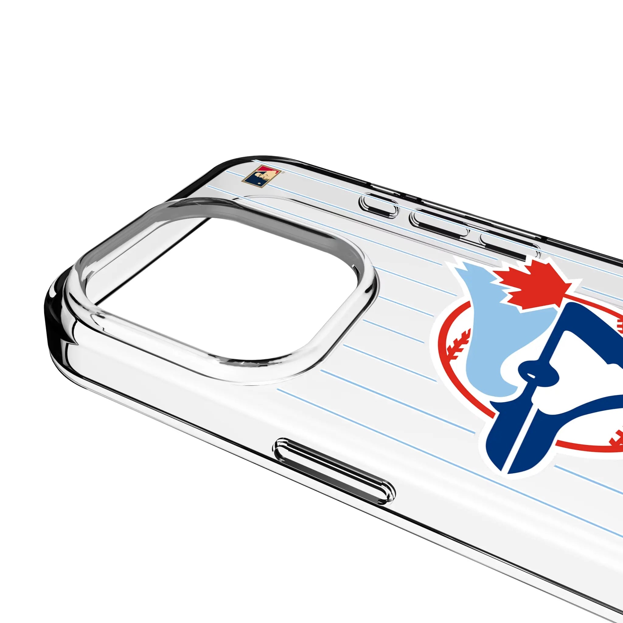 Toronto Blue Jays 1977-1988 - Cooperstown Collection Pinstripe iPhone Clear Phone Case for Apple iPhone - Detail