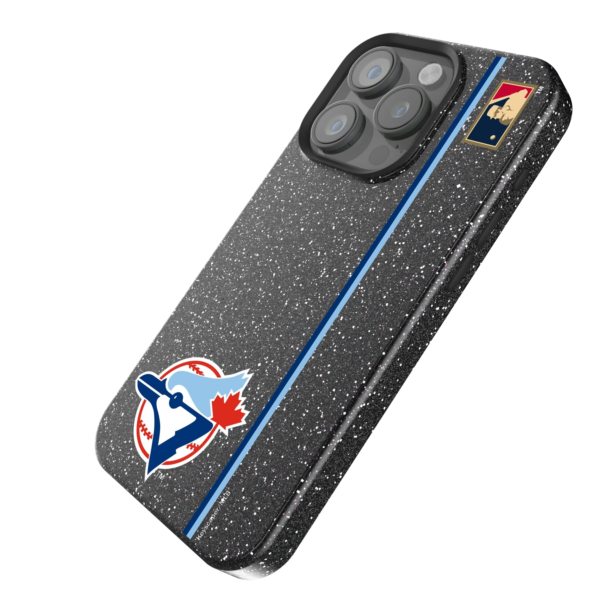Toronto Blue Jays 1977-1988 - Cooperstown Collection Sidebar iPhone Bling Phone Case for Apple iPhone - Isometric View