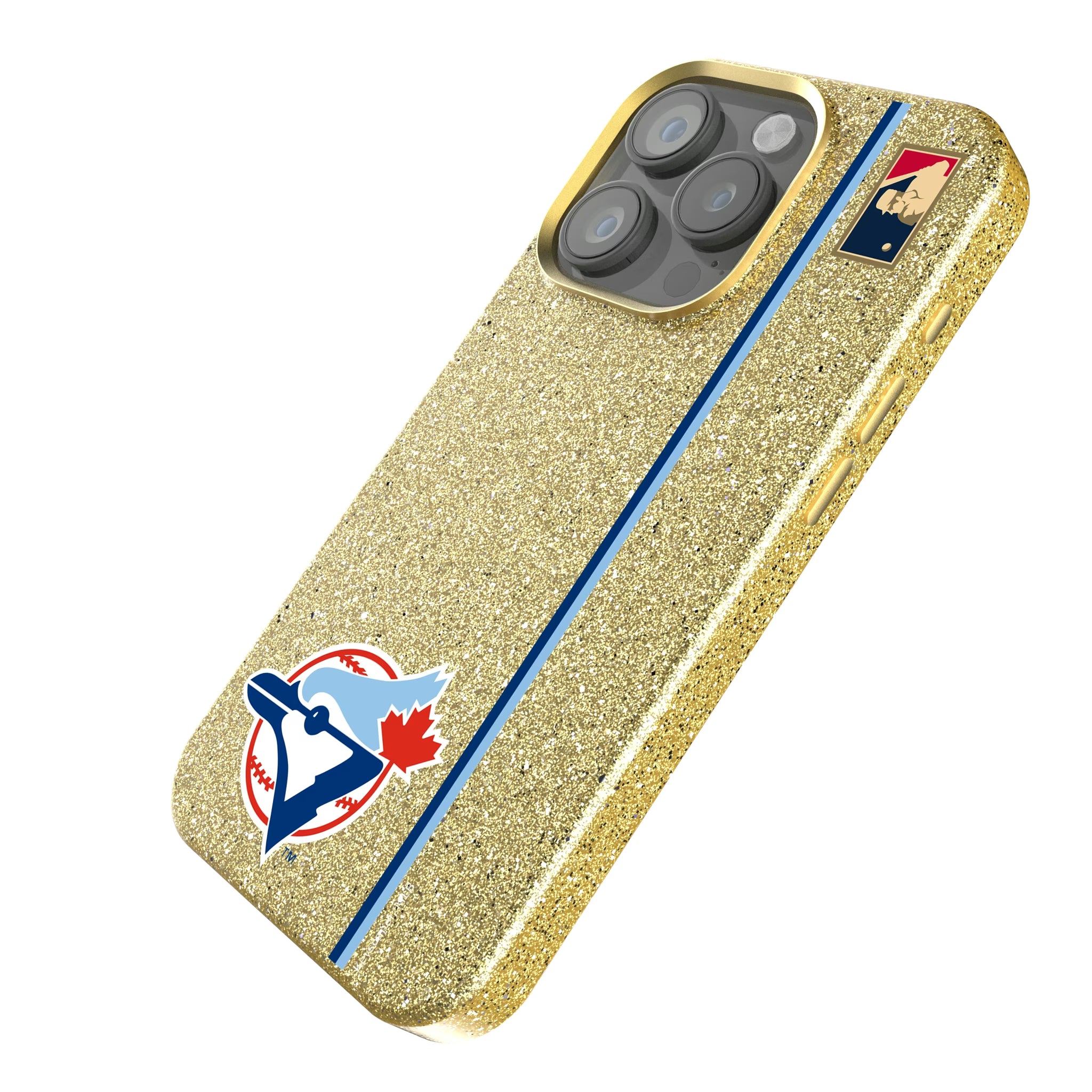 Toronto Blue Jays 1977-1988 - Cooperstown Collection Sidebar iPhone Bling Phone Case for Apple iPhone - Isometric View