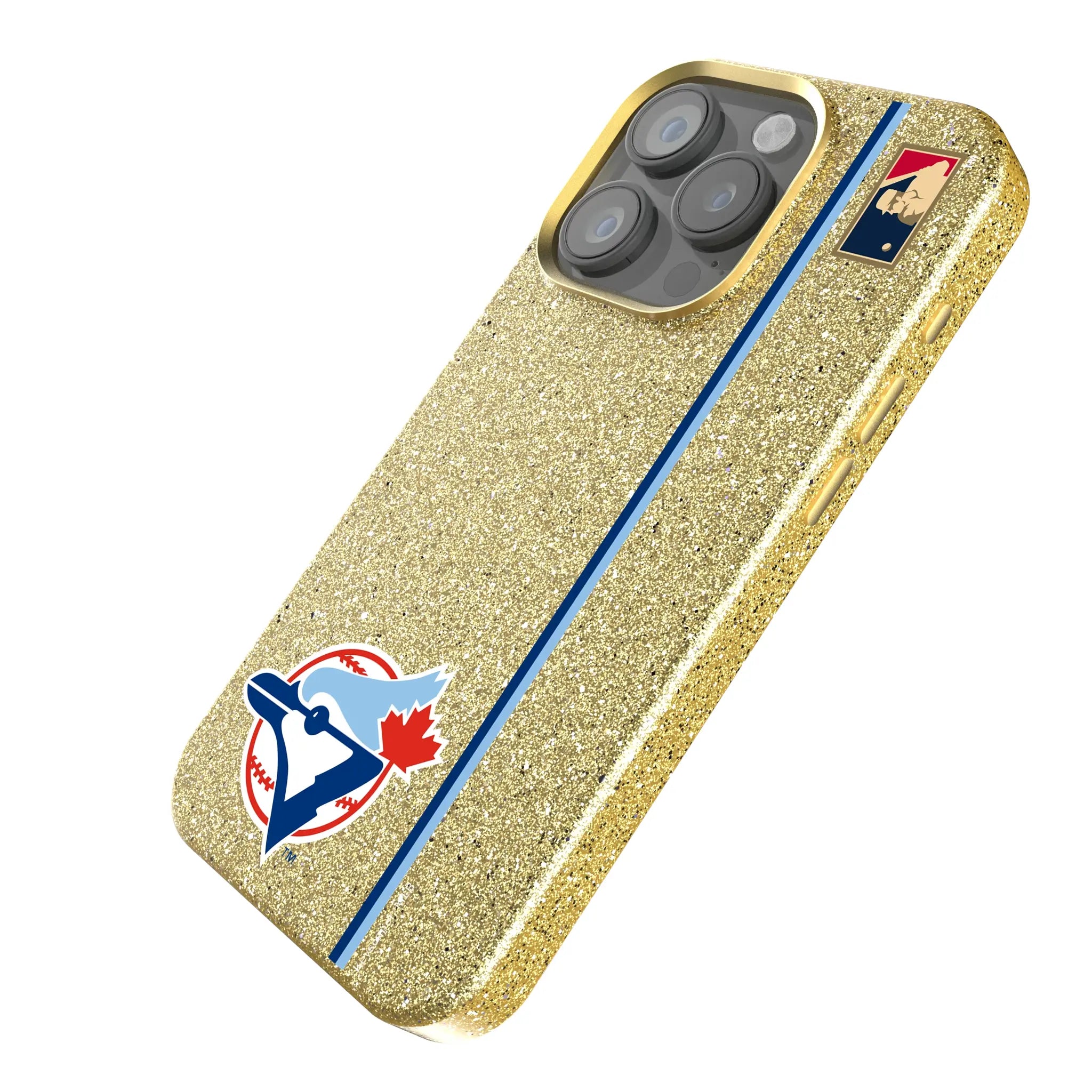 Toronto Blue Jays 1977-1988 - Cooperstown Collection Sidebar iPhone Bling Phone Case for Apple iPhone - Isometric View