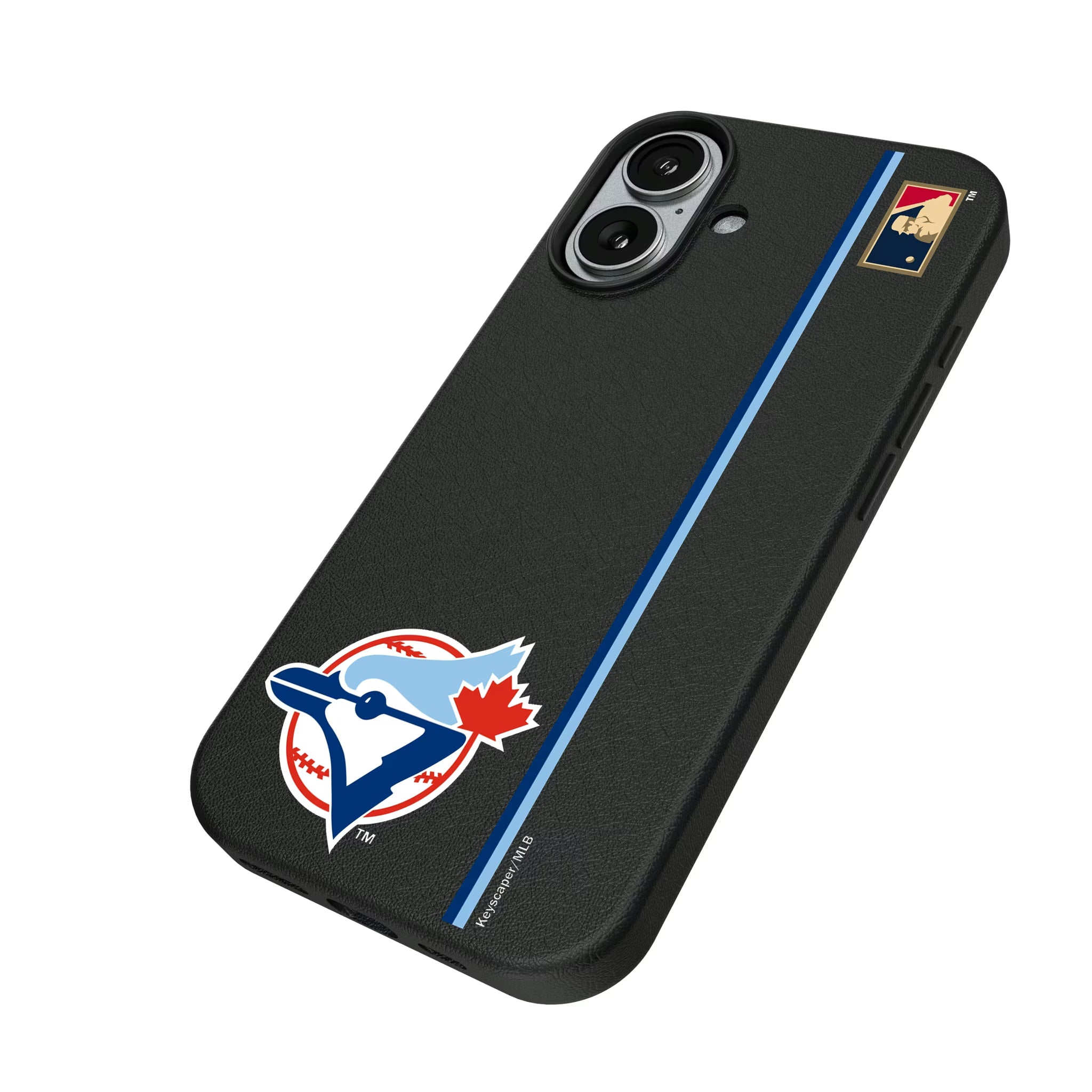 Toronto Blue Jays 1977-1988 - Cooperstown Collection Sidebar iPhone MagSafe Compatible Phone Case for Apple iPhone - Isometric View#Device_iPhone 17
