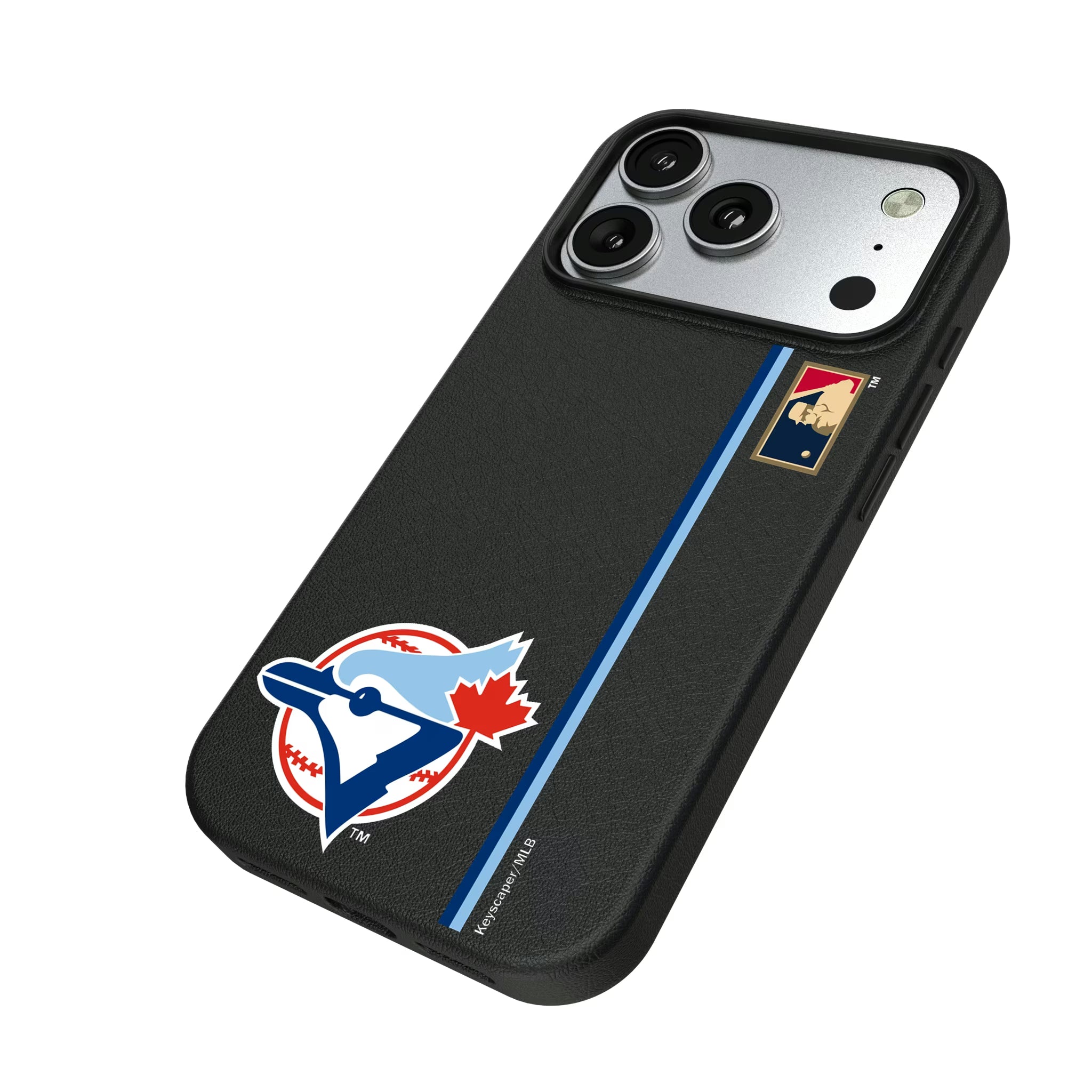 Toronto Blue Jays 1977-1988 - Cooperstown Collection Sidebar iPhone MagSafe Compatible Phone Case for Apple iPhone - Isometric View#Device_iPhone 17 Pro