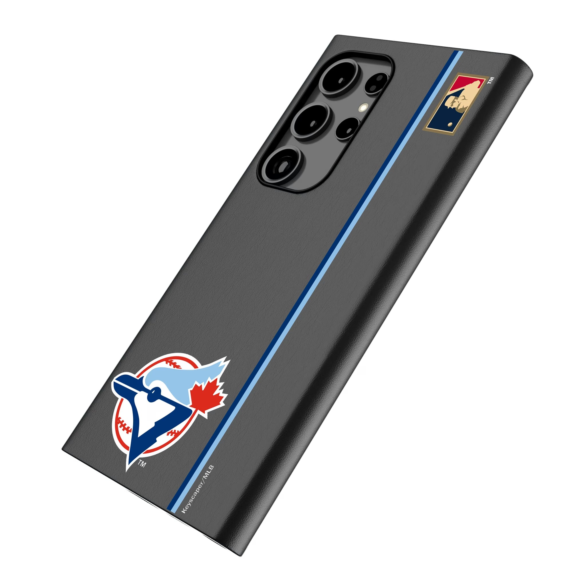 Toronto Blue Jays 1977-1988 - Cooperstown Collection Sidebar Galaxy MagSafe Compatible Phone Case for Samsung Galaxy - Isometric View