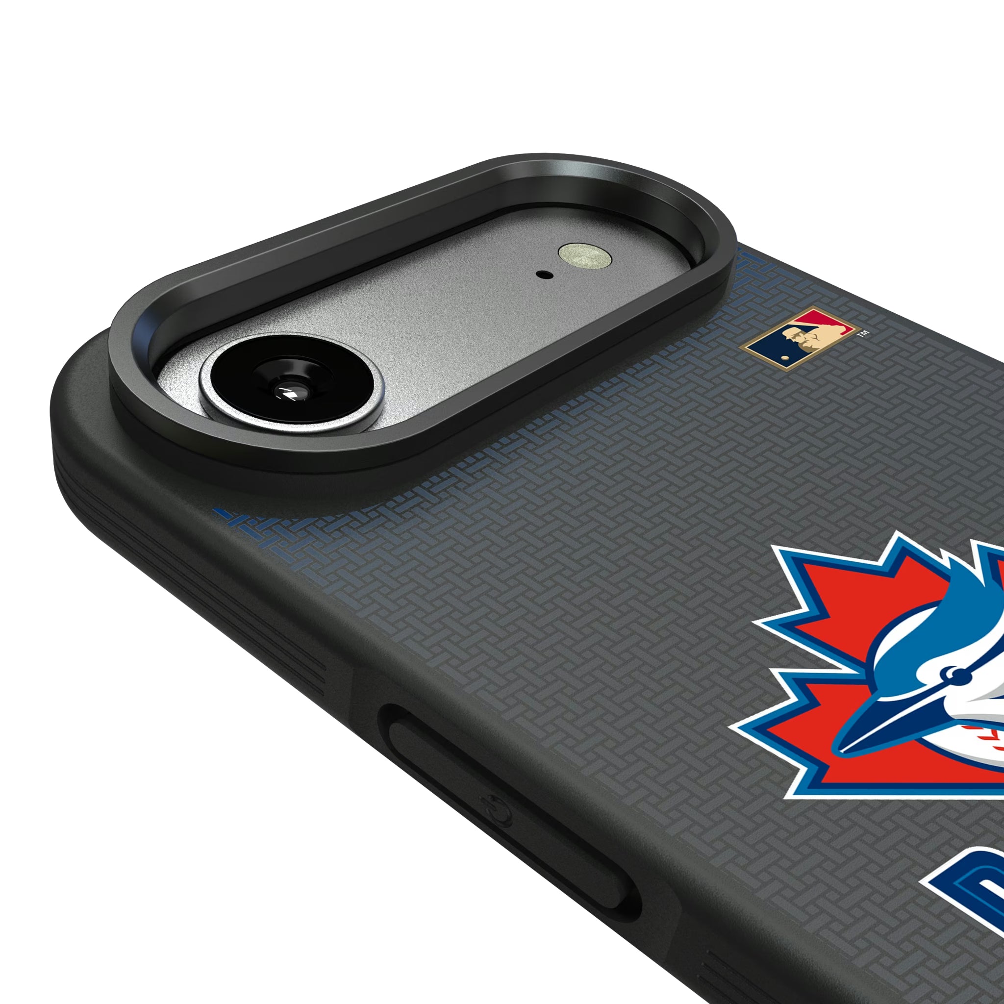 Toronto Blue Jays 1997-2002 - Cooperstown Collection Linen iPhone Bump Phone Case for Apple iPhone - Detail#Device_iPhone Air