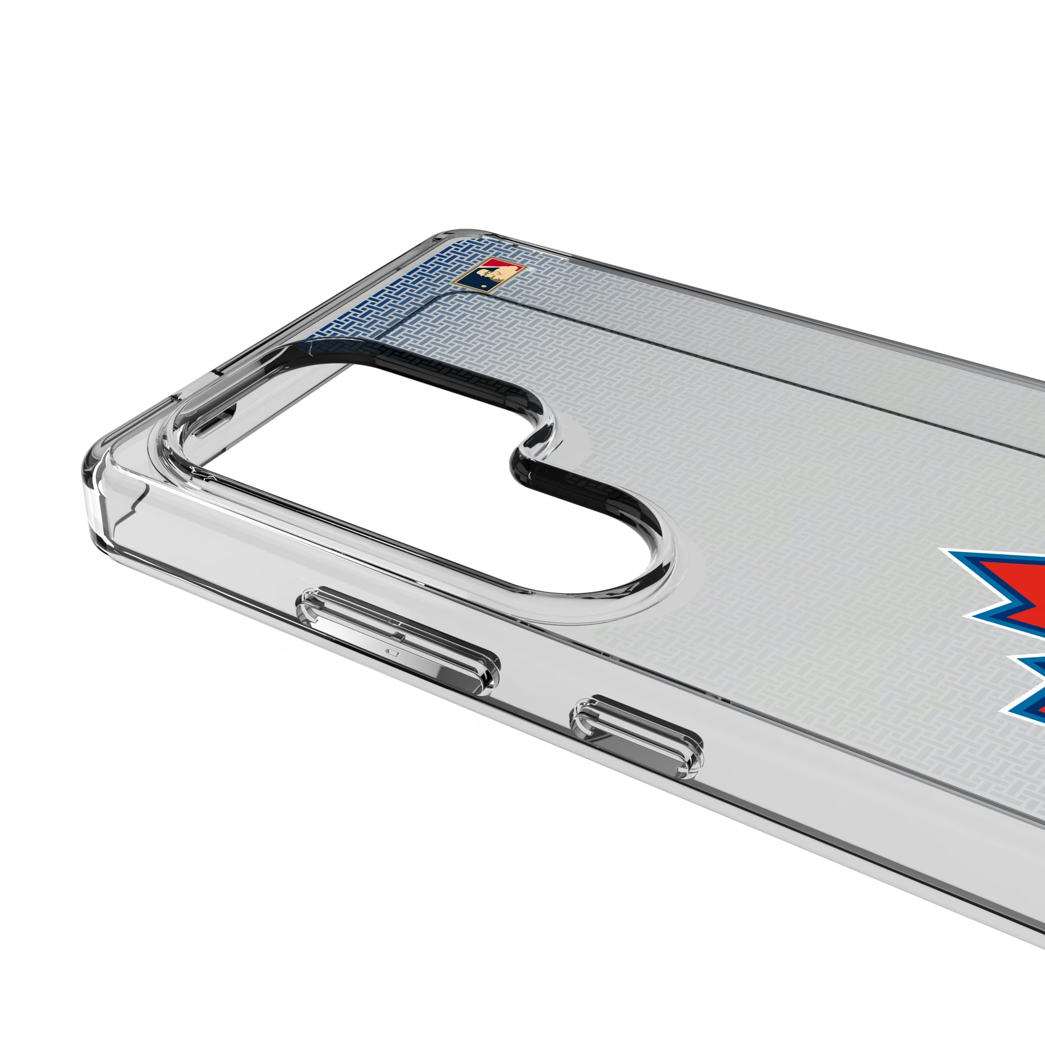 Toronto Blue Jays 1997-2002 - Cooperstown Collection Linen Galaxy Clear Phone Case for Samsung Galaxy - Detail