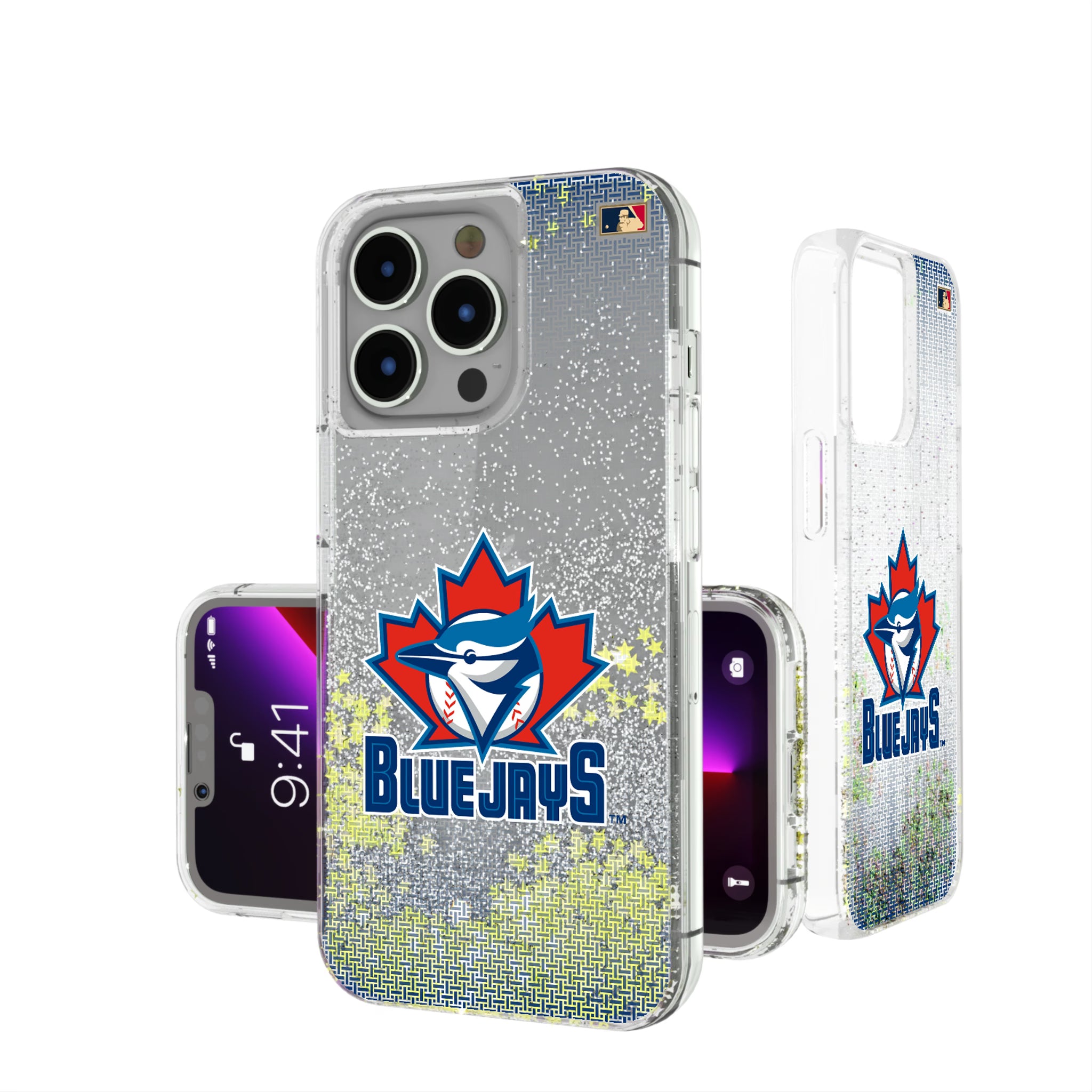 Toronto Blue Jays 1997-2002 - Cooperstown Collection Linen iPhone Glitter Phone Case for Apple iPhone