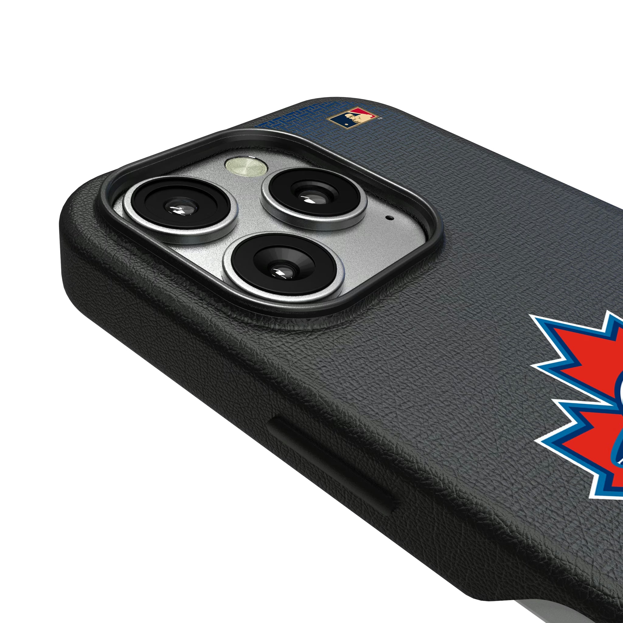 Toronto Blue Jays 1997-2002 - Cooperstown Collection Linen iPhone MagSafe Compatible Phone Case for Apple iPhone - Detail