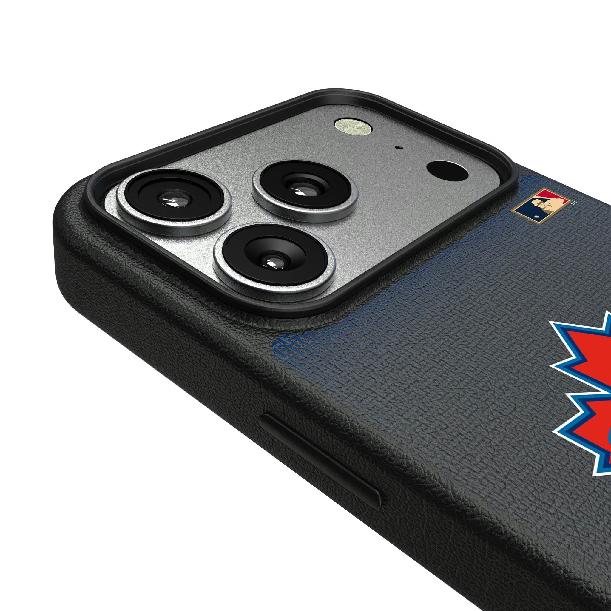 Toronto Blue Jays 1997-2002 - Cooperstown Collection Linen iPhone MagSafe Compatible Phone Case for Apple iPhone - Detail#Device_iPhone 17 Pro