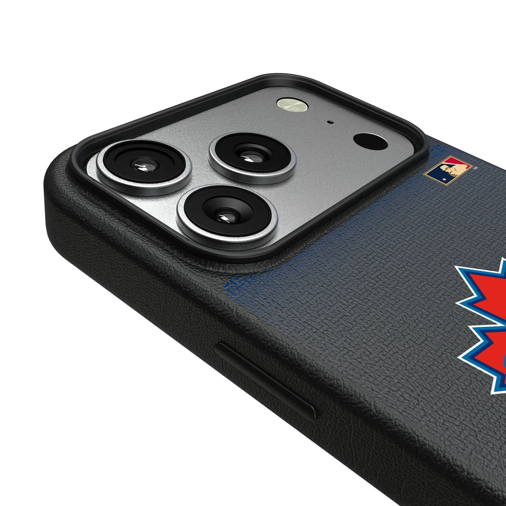 Toronto Blue Jays 1997-2002 - Cooperstown Collection Linen iPhone MagSafe Compatible Phone Case for Apple iPhone - Detail#Device_iPhone 17 Pro