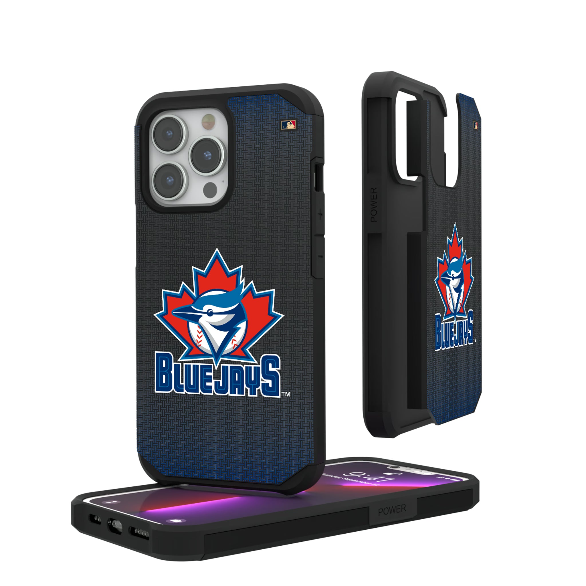 Toronto Blue Jays 1997-2002 - Cooperstown Collection Linen iPhone Rugged Phone Case for Apple iPhone#Device_iPhone 13 Pro
