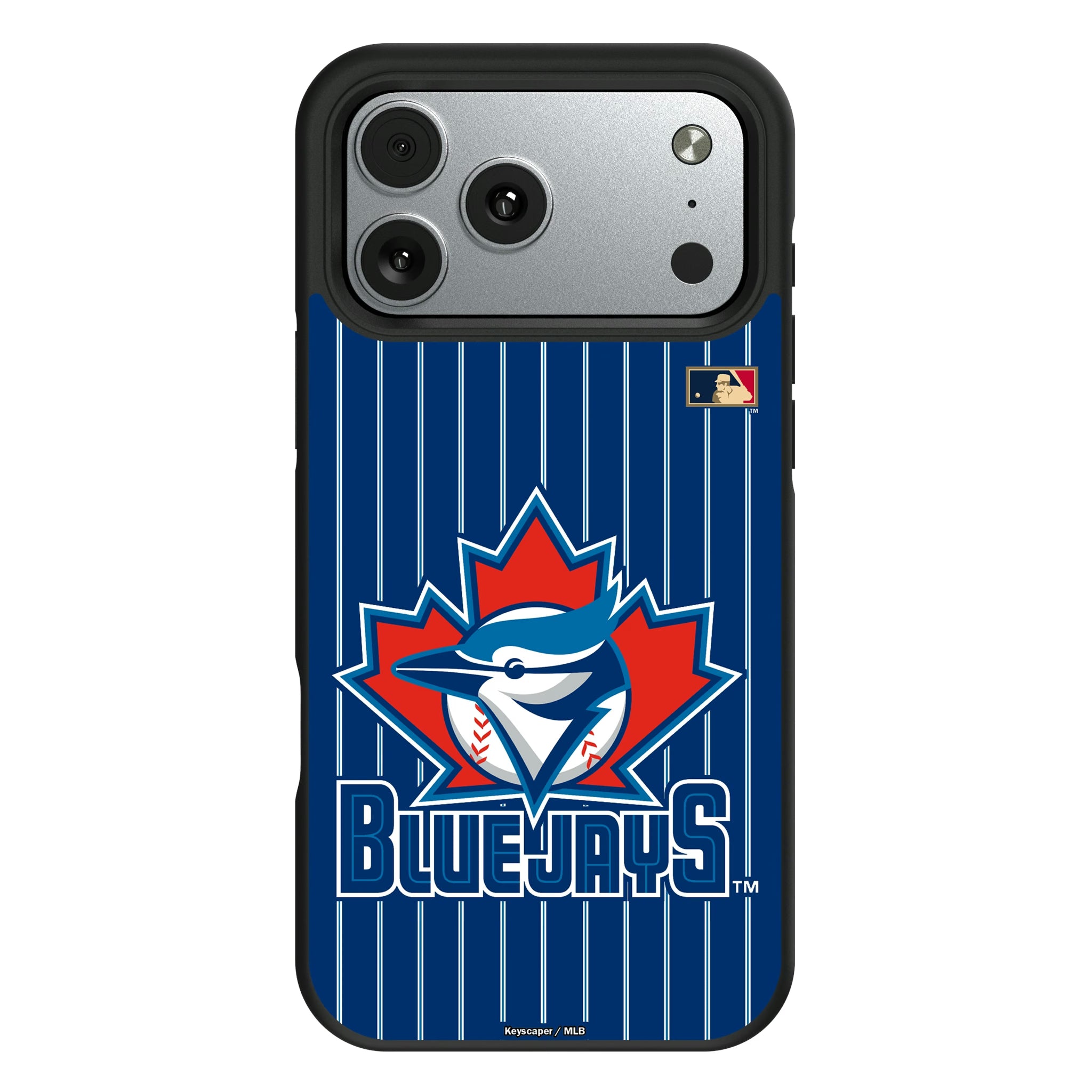Toronto Blue Jays 1997-2002 - Cooperstown Collection Pinstripe iPhone Bump Phone Case for Apple iPhone#Device_iPhone 17 Pro Max