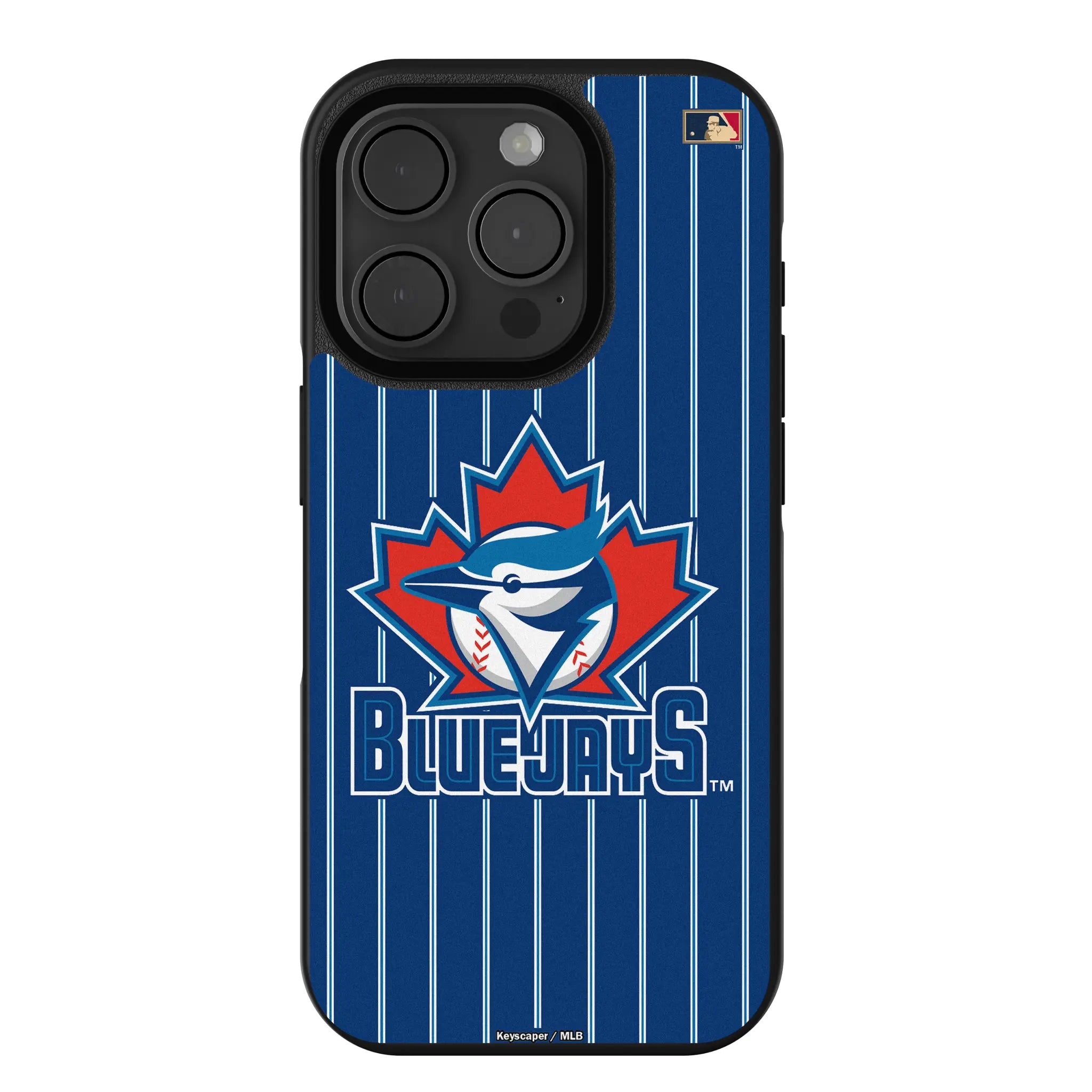 Toronto Blue Jays 1997-2002 - Cooperstown Collection Pinstripe iPhone Bump Phone Case for Apple iPhone