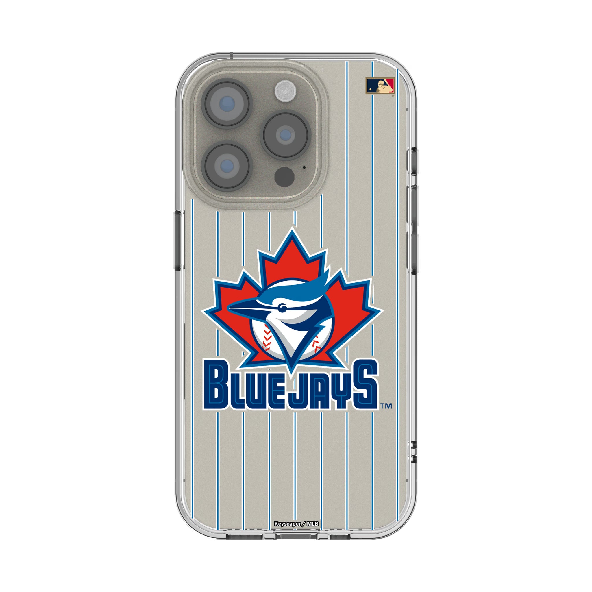Toronto Blue Jays 1997-2002 - Cooperstown Collection Pinstripe iPhone Clear Phone Case for Apple iPhone