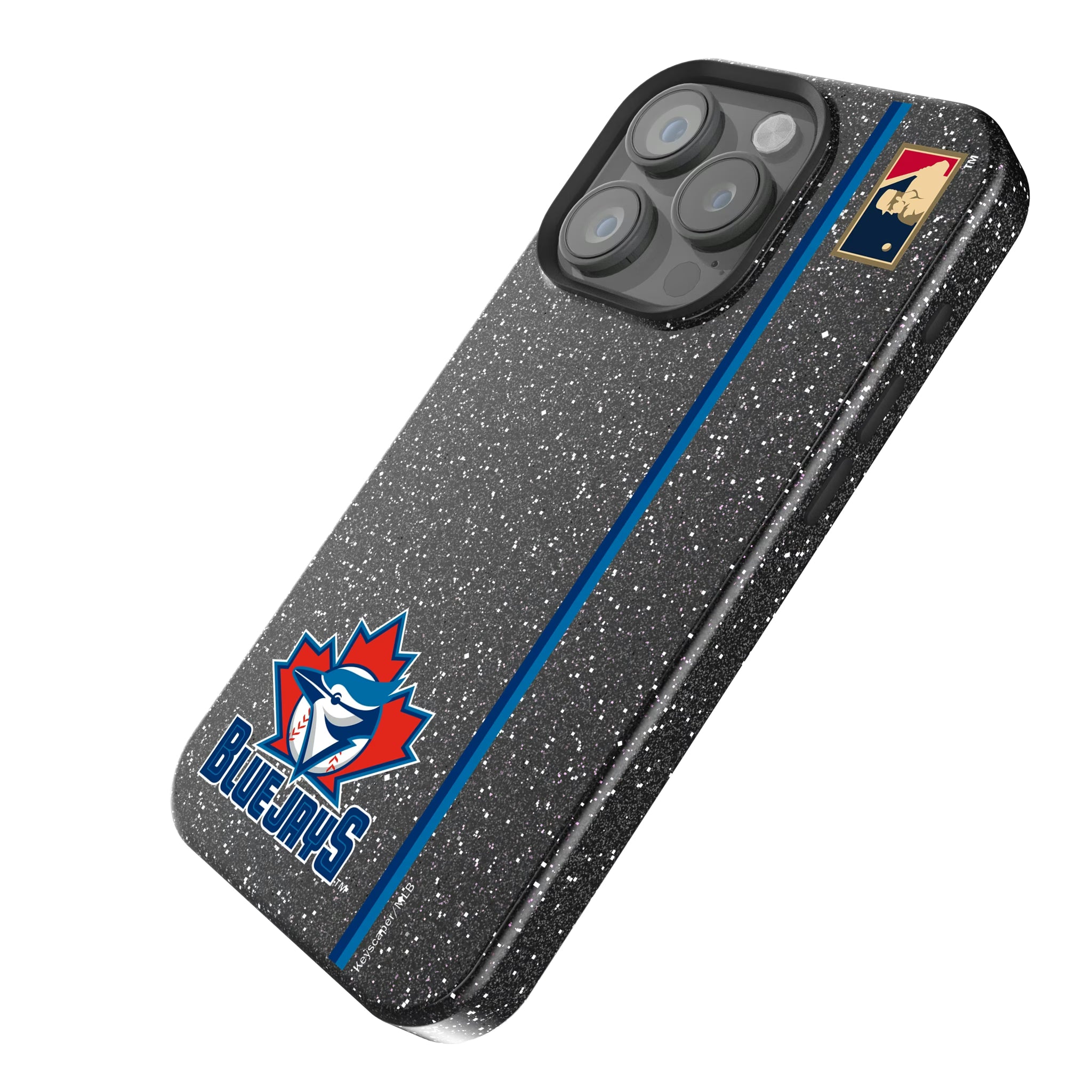 Toronto Blue Jays 1997-2002 - Cooperstown Collection Sidebar iPhone Bling Phone Case for Apple iPhone - Isometric View