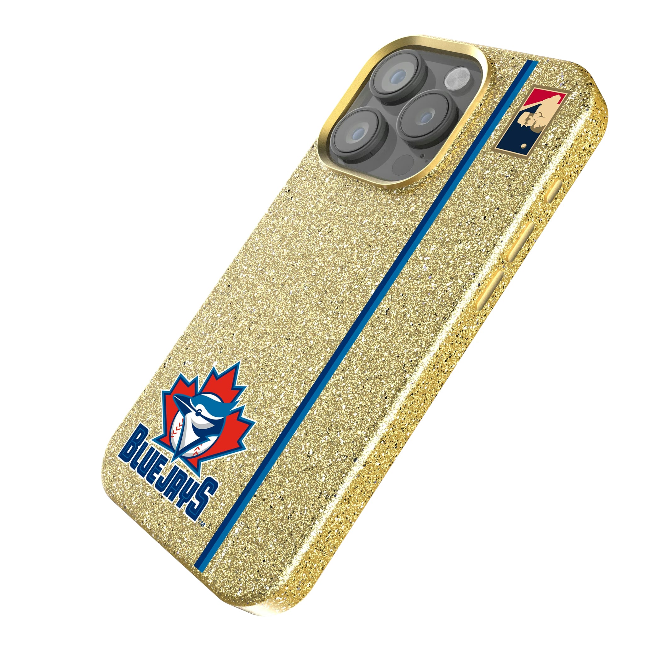 Toronto Blue Jays 1997-2002 - Cooperstown Collection Sidebar iPhone Bling Phone Case for Apple iPhone - Isometric View