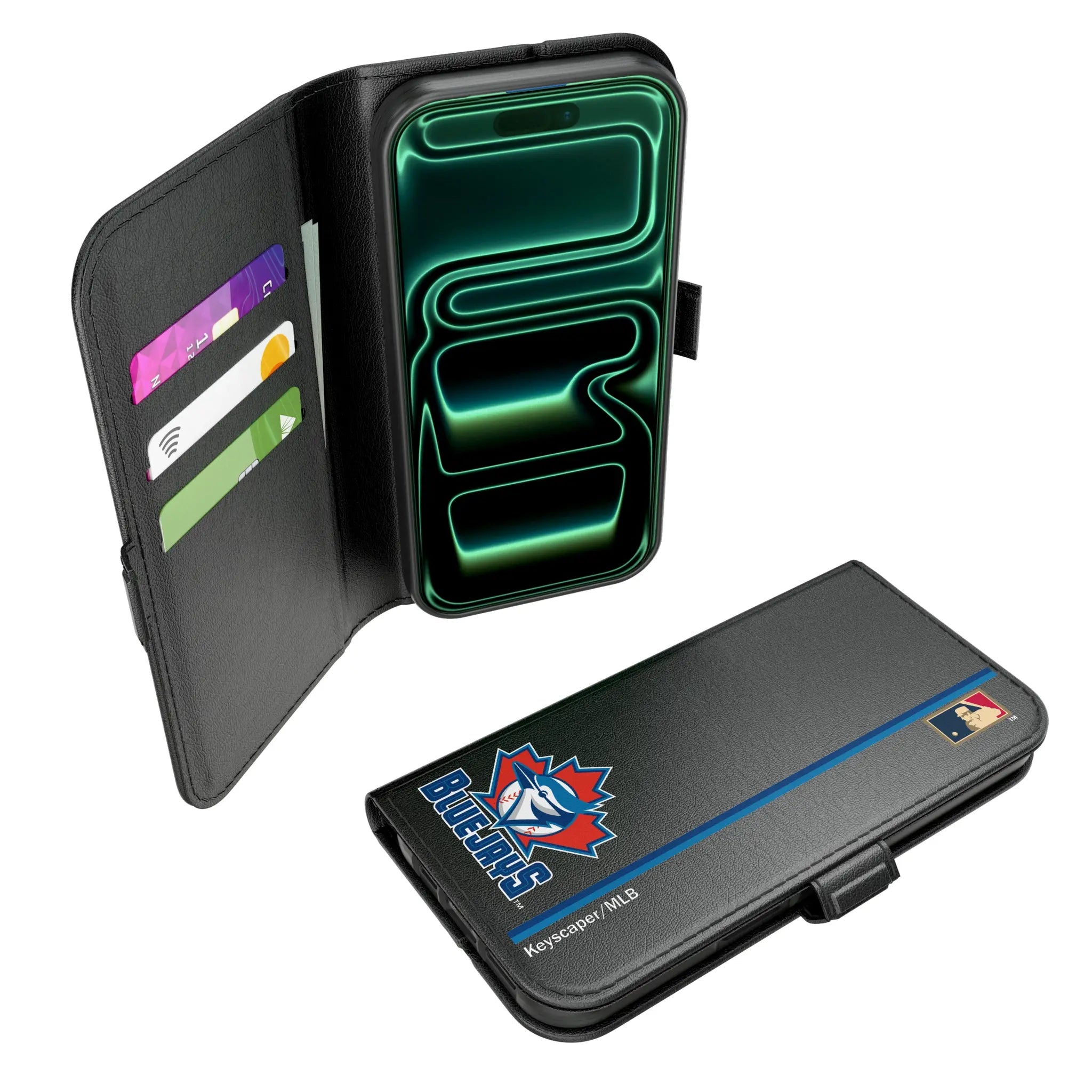 Toronto Blue Jays 1997-2002 - Cooperstown Collection Sidebar iPhone Folio Phone Case for Apple iPhone#Device_iPhone 17