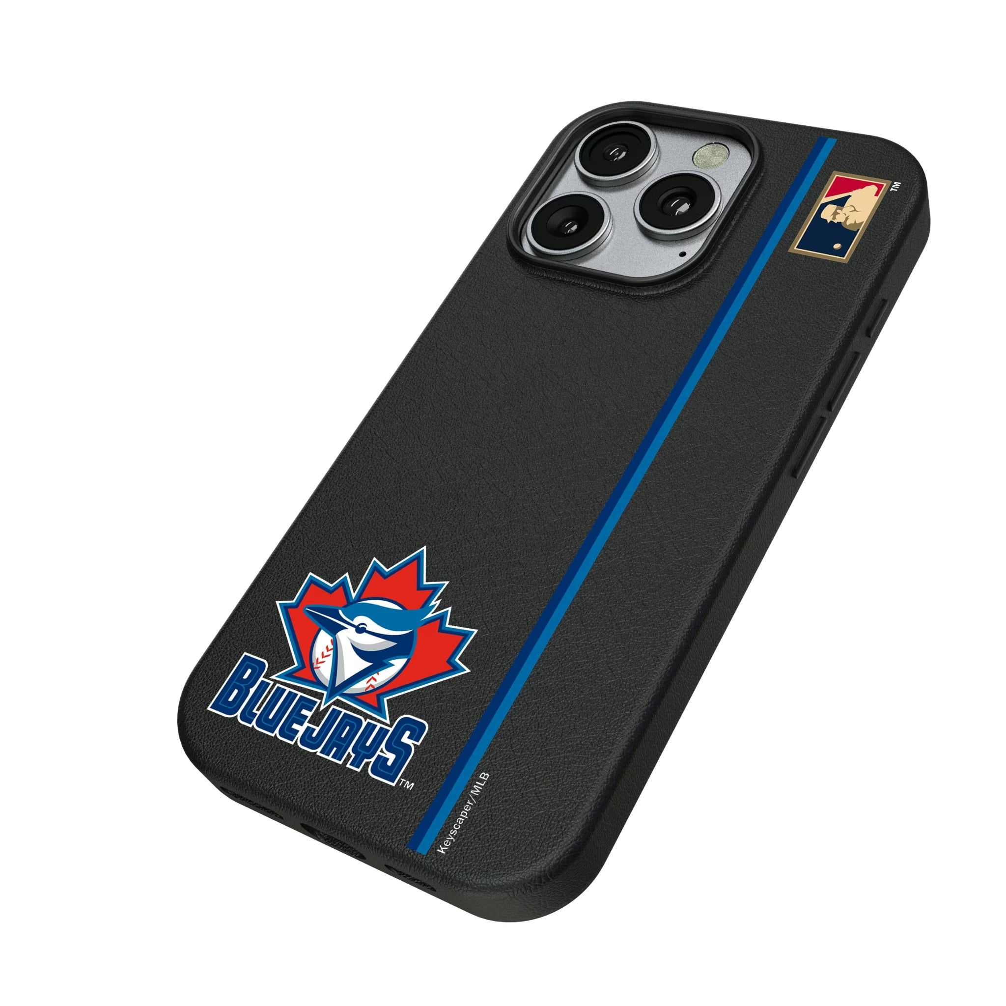 Toronto Blue Jays 1997-2002 - Cooperstown Collection Sidebar iPhone MagSafe Compatible Phone Case for Apple iPhone - Isometric View