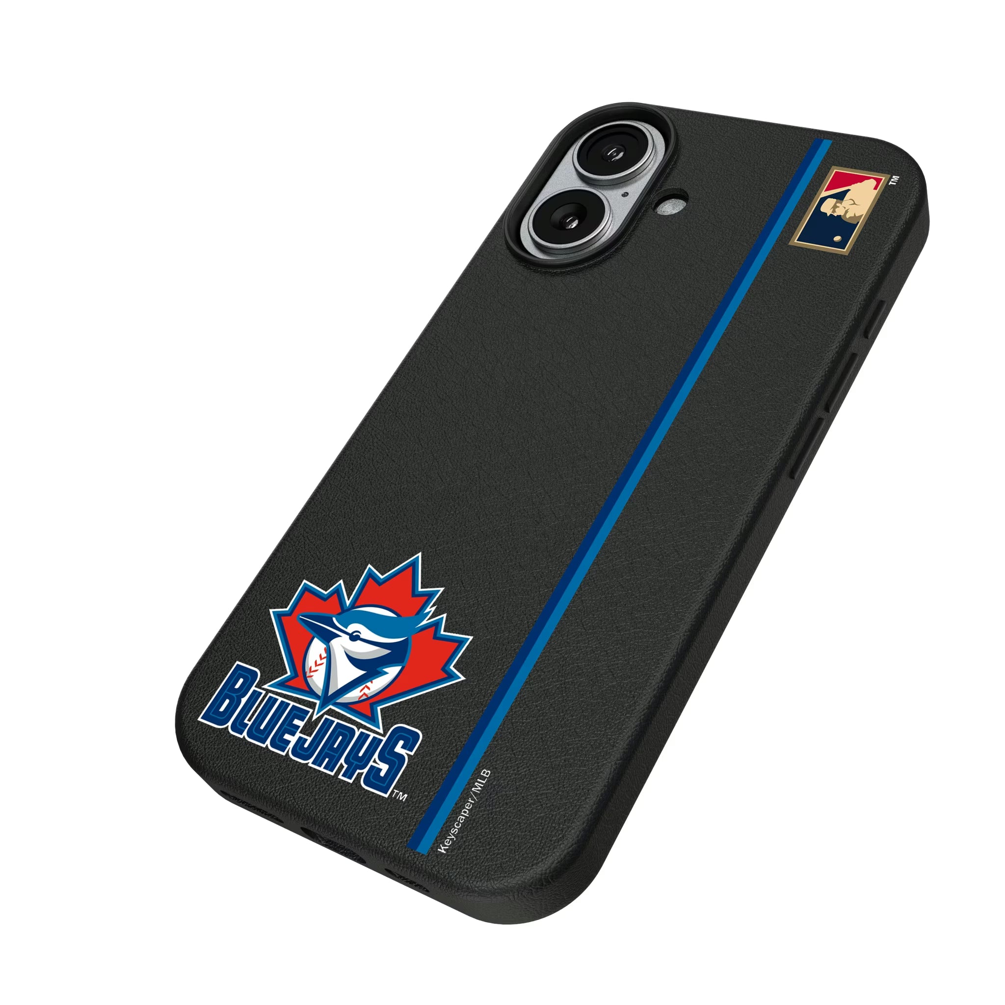 Toronto Blue Jays 1997-2002 - Cooperstown Collection Sidebar iPhone MagSafe Compatible Phone Case for Apple iPhone - Isometric View#Device_iPhone 17