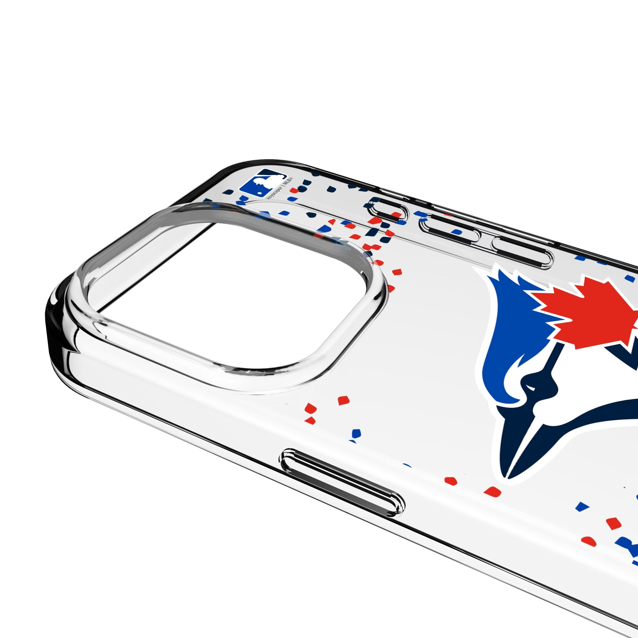 Toronto Blue Jays Confetti iPhone Clear Phone Case for Apple iPhone - Detail