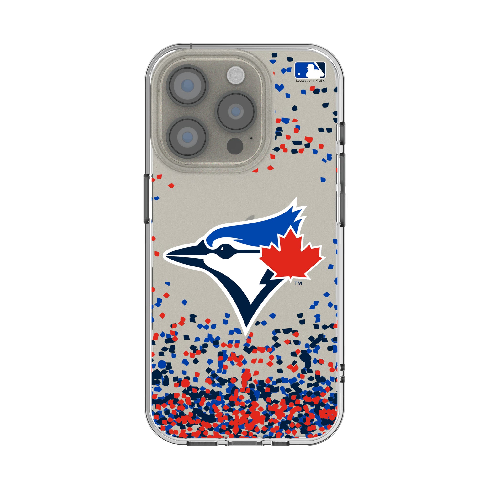 Toronto Blue Jays Confetti iPhone Clear Phone Case for Apple iPhone