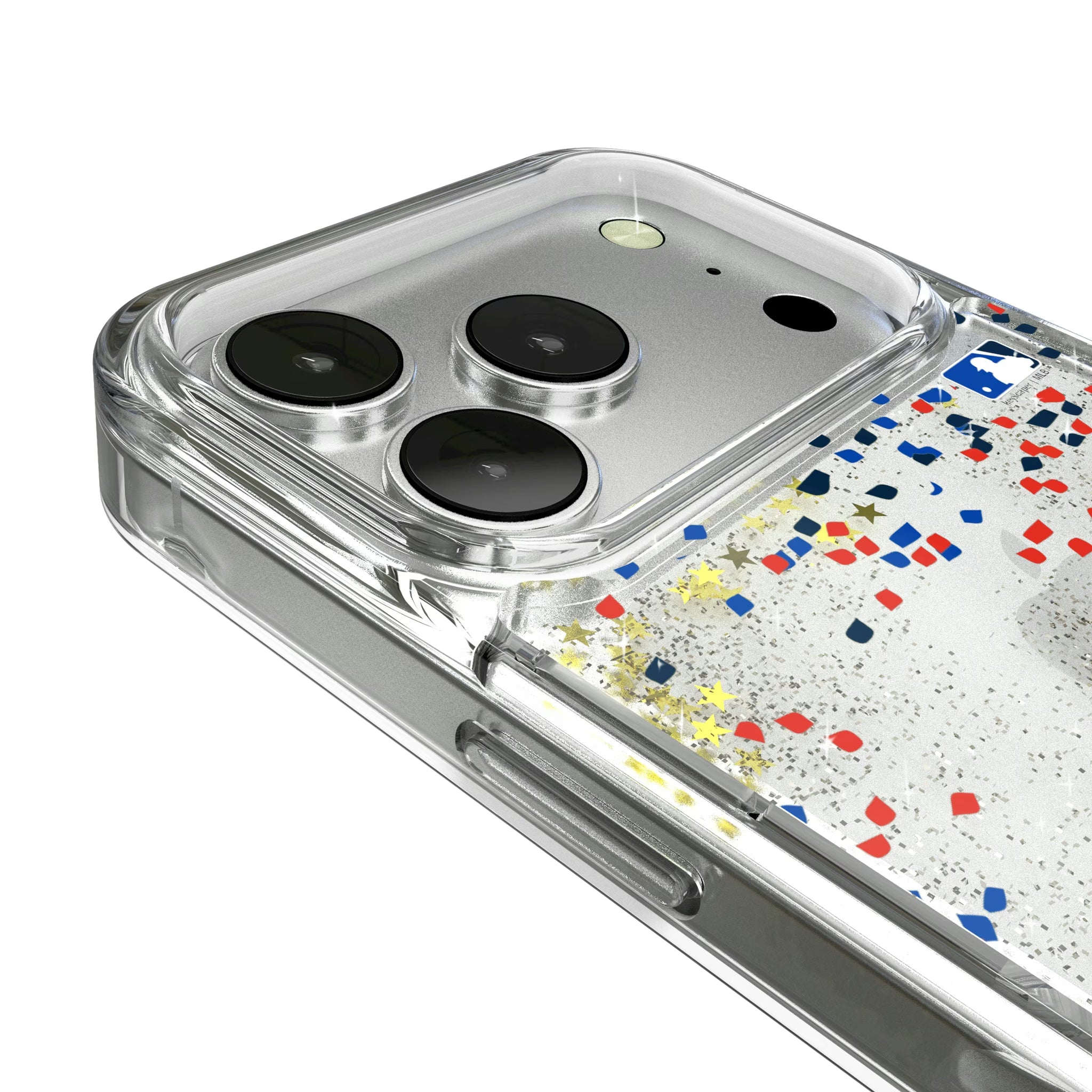 Toronto Blue Jays Confetti iPhone Glitter Phone Case for Apple iPhone - Detail