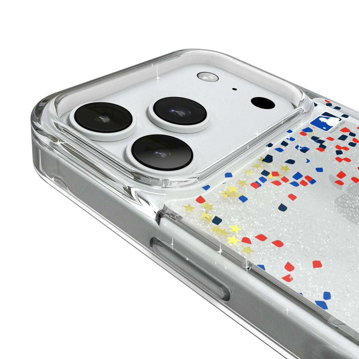 Toronto Blue Jays Confetti iPhone Glitter Phone Case for Apple iPhone - Detail#Device_iPhone 18 Pro
