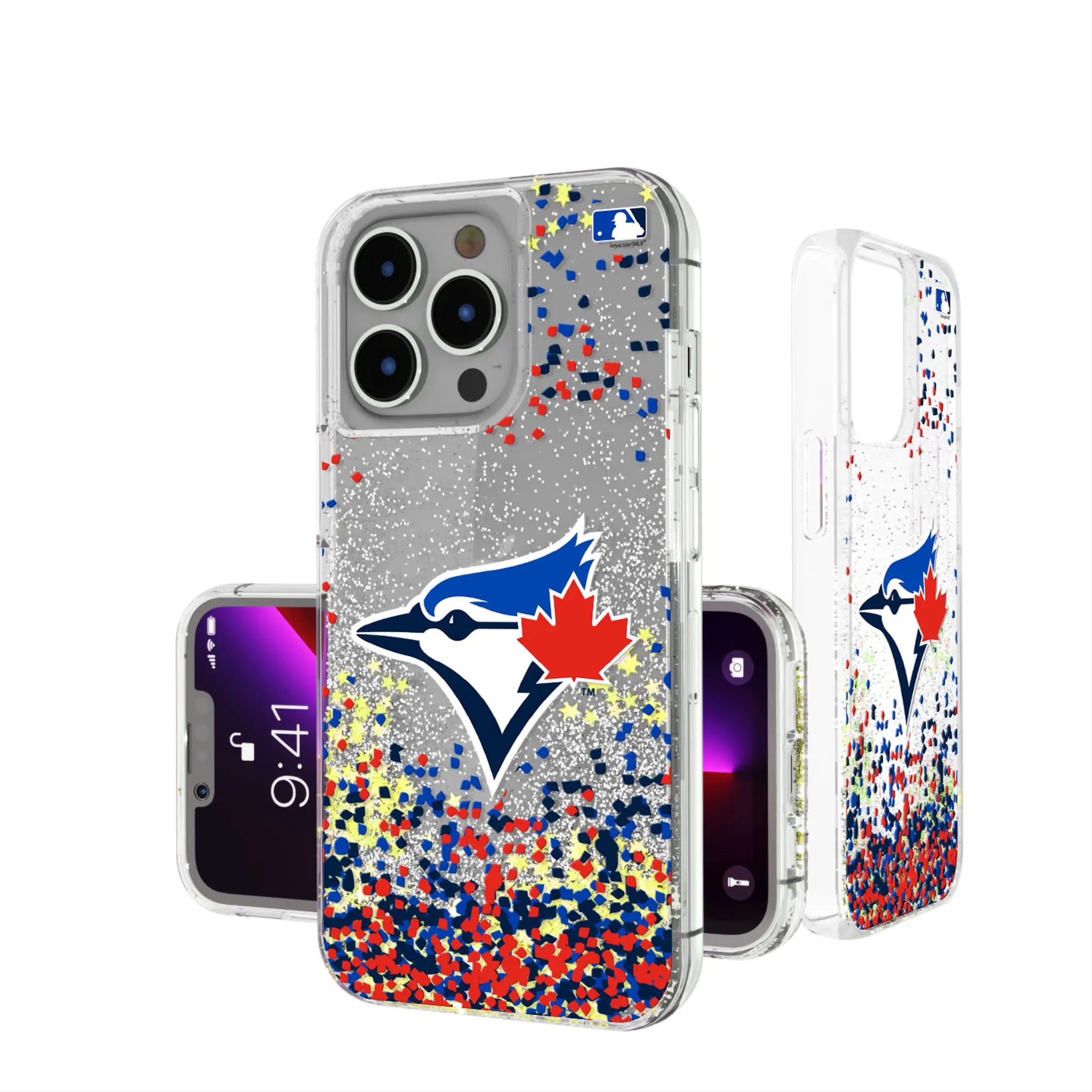 Toronto Blue Jays Confetti iPhone Glitter Phone Case for Apple iPhone