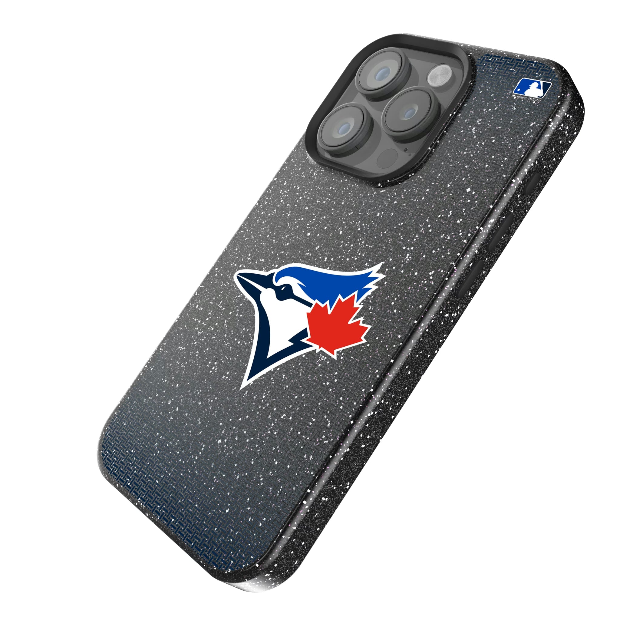 Toronto Blue Jays Linen iPhone Bling Phone Case for Apple iPhone - Isometric View