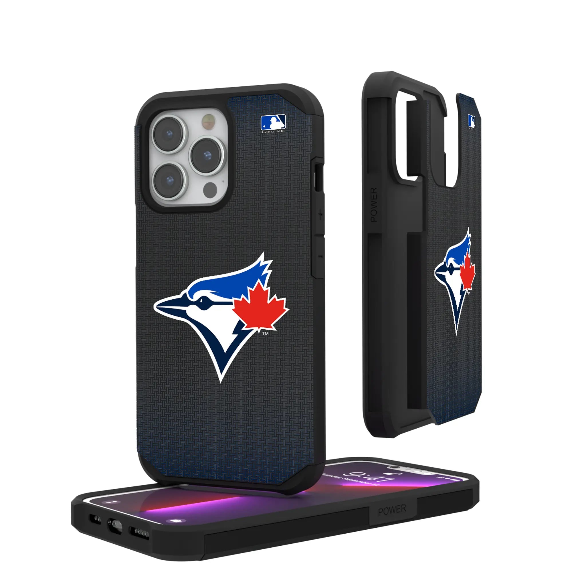 Toronto Blue Jays Linen iPhone Rugged Phone Case for Apple iPhone