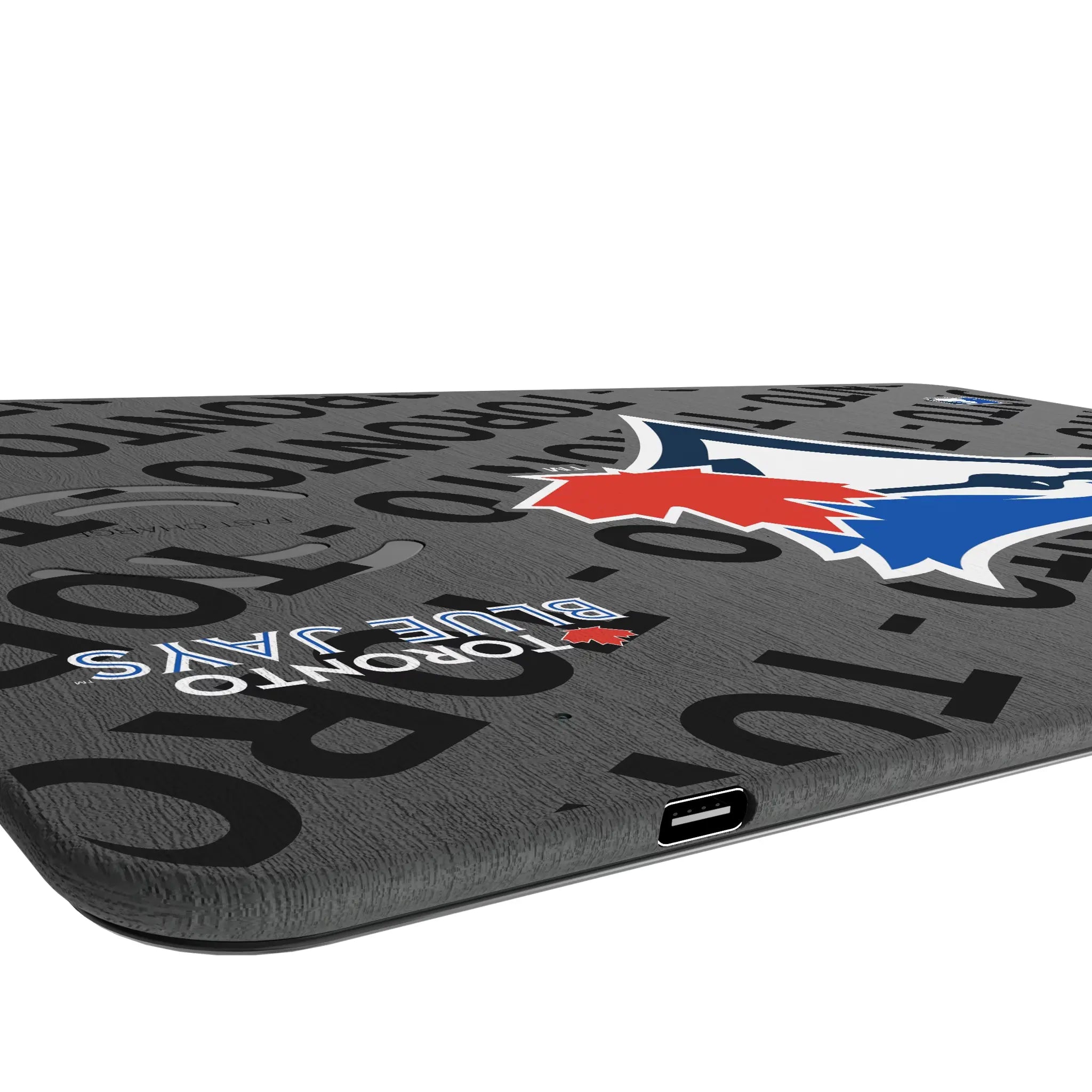 Toronto Blue Jays Monocolor Tilt 15-Watt Wireless Charger and Mouse Pad