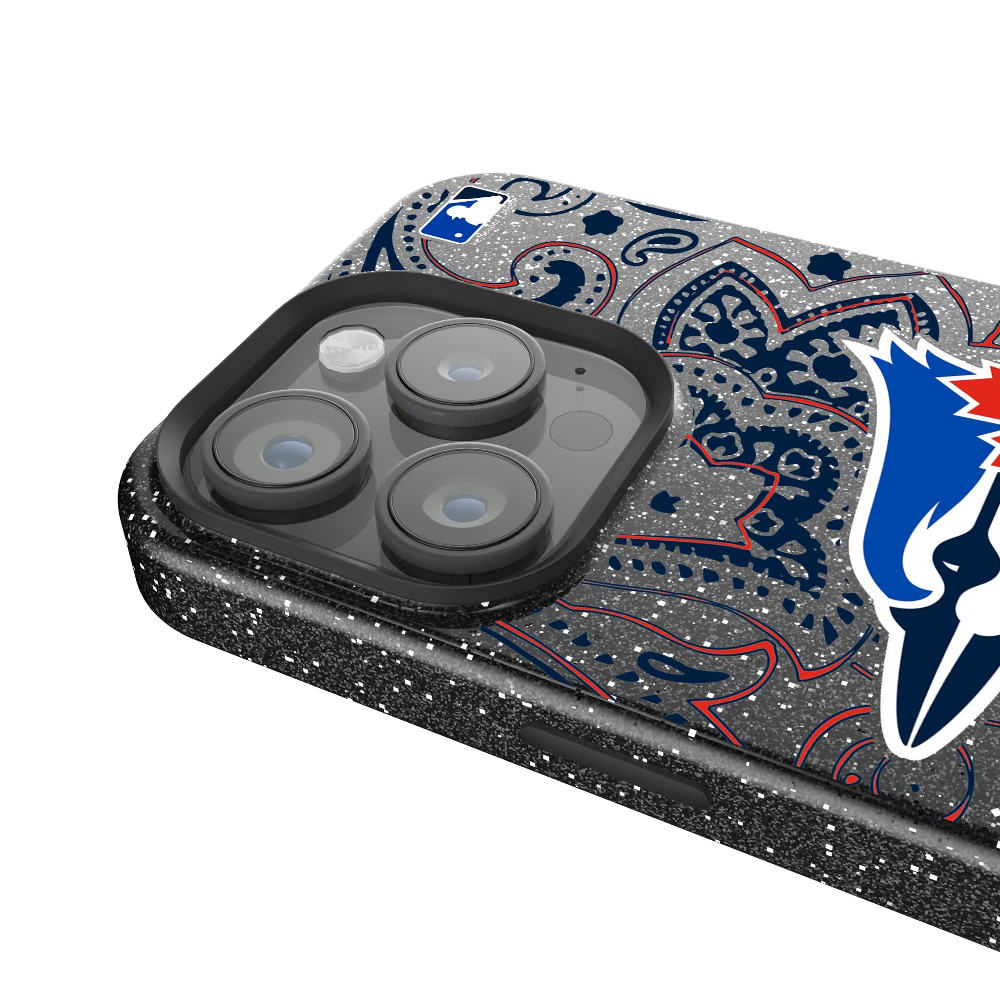 Toronto Blue Jays Paisley iPhone Bling Phone Case for Apple iPhone - Detail