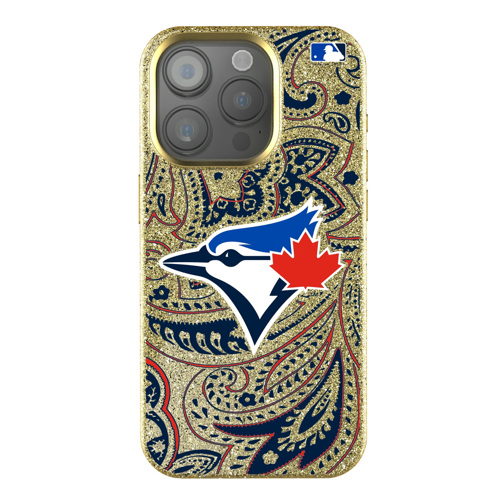 Toronto Blue Jays Paisley iPhone Bling Phone Case for Apple iPhone
