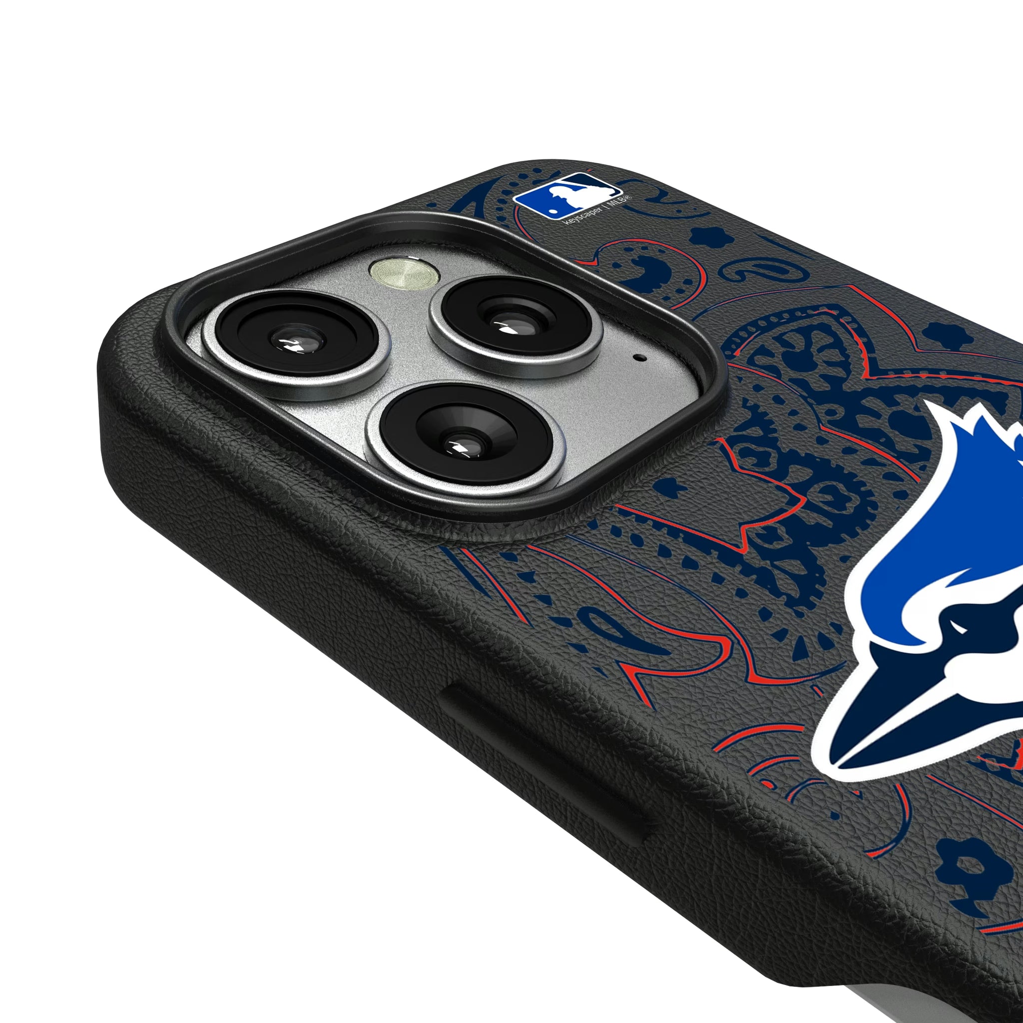 Toronto Blue Jays Paisley iPhone MagSafe Compatible Phone Case for Apple iPhone - Detail