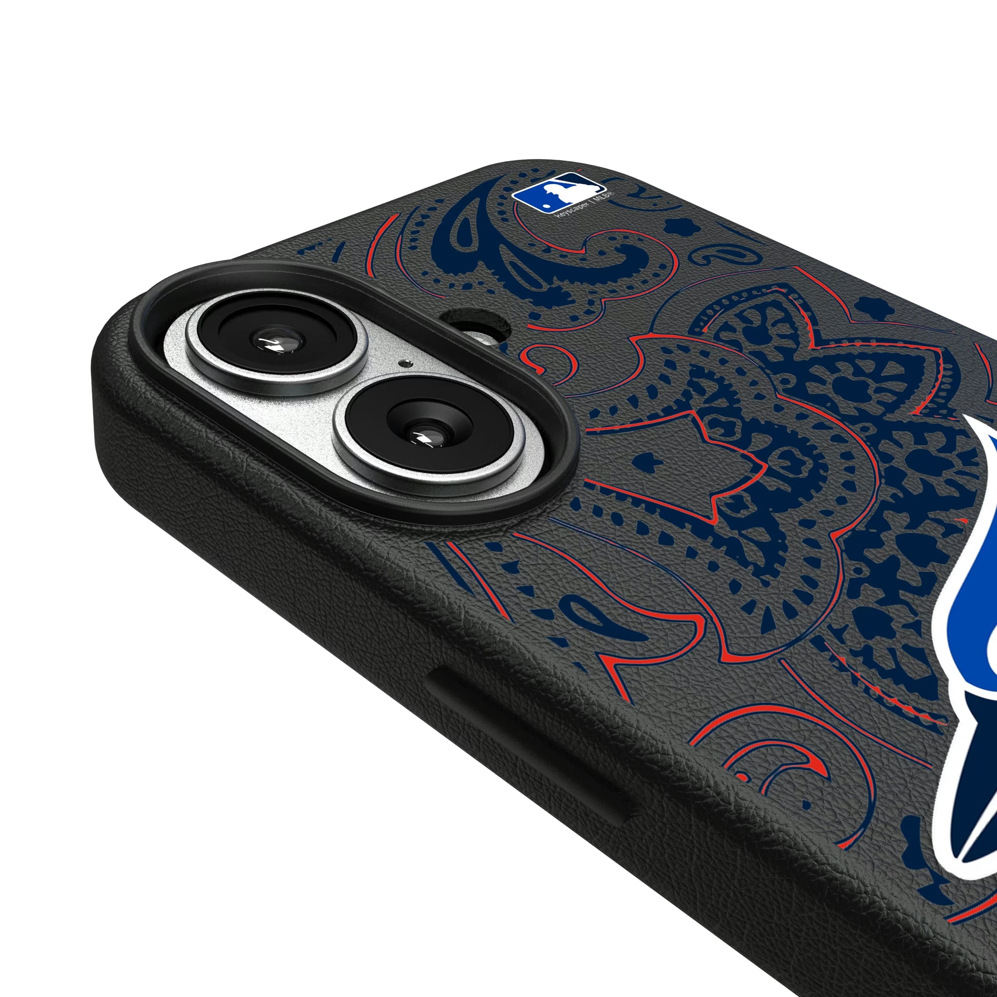 Toronto Blue Jays Paisley iPhone MagSafe Compatible Phone Case for Apple iPhone - Detail#Device_iPhone 17