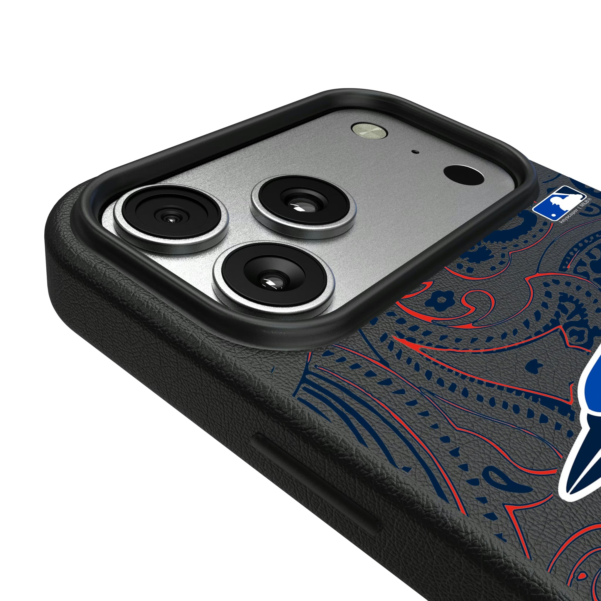 Toronto Blue Jays Paisley iPhone MagSafe Compatible Phone Case for Apple iPhone - Detail#Device_iPhone 17 Pro Max