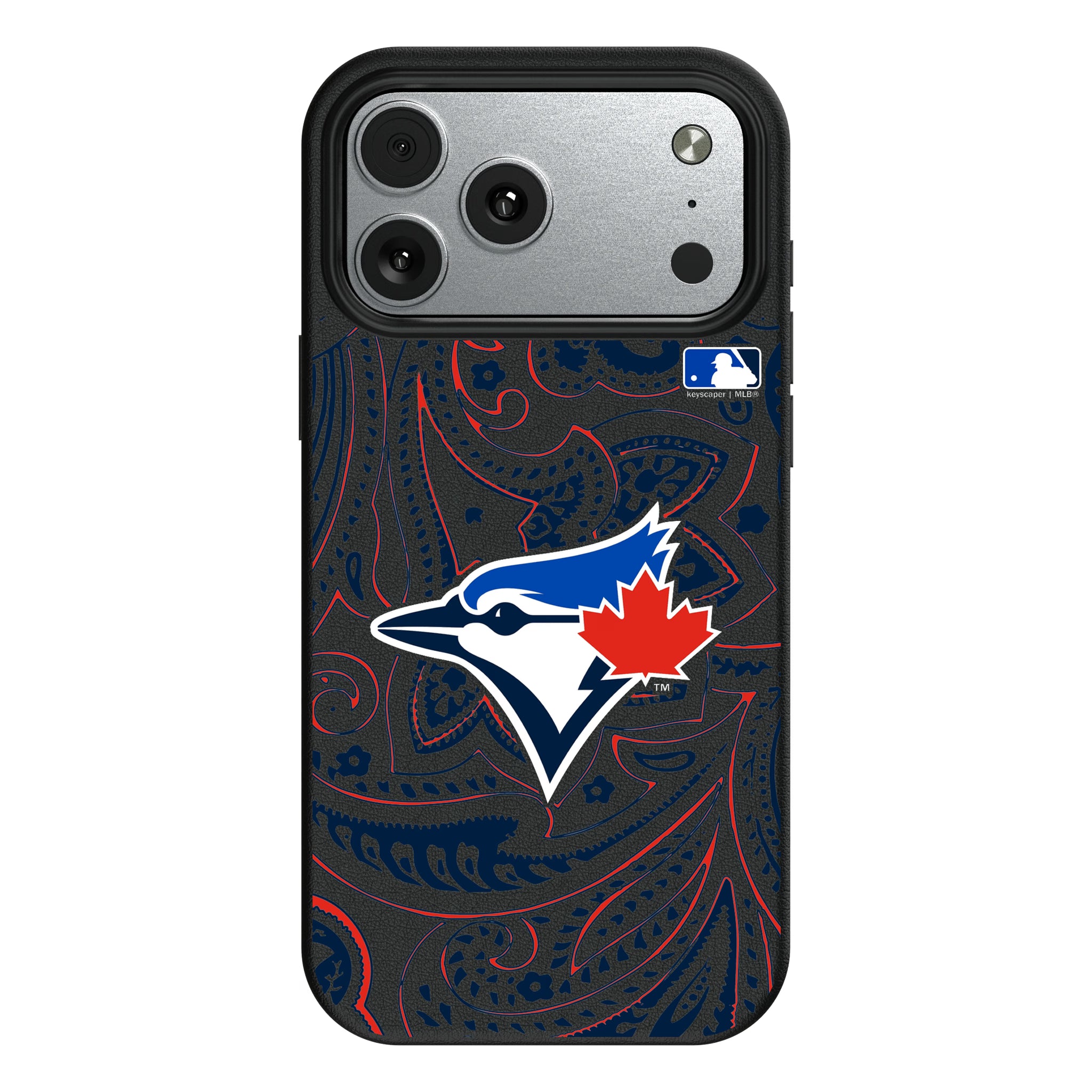 Toronto Blue Jays Paisley iPhone MagSafe Compatible Phone Case for Apple iPhone#Device_iPhone 17 Pro Max
