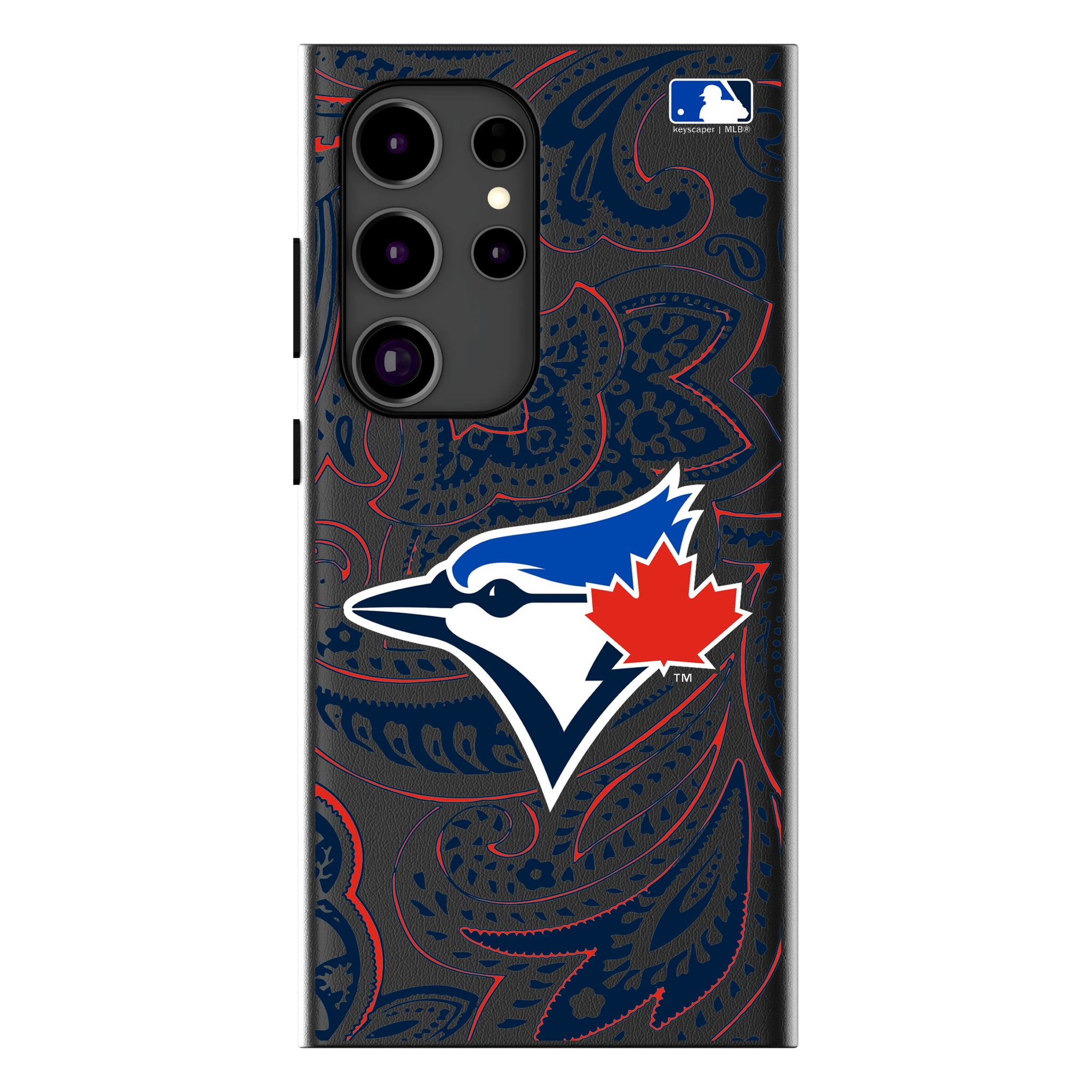 Toronto Blue Jays Paisley Galaxy MagSafe Compatible Phone Case for Samsung Galaxy