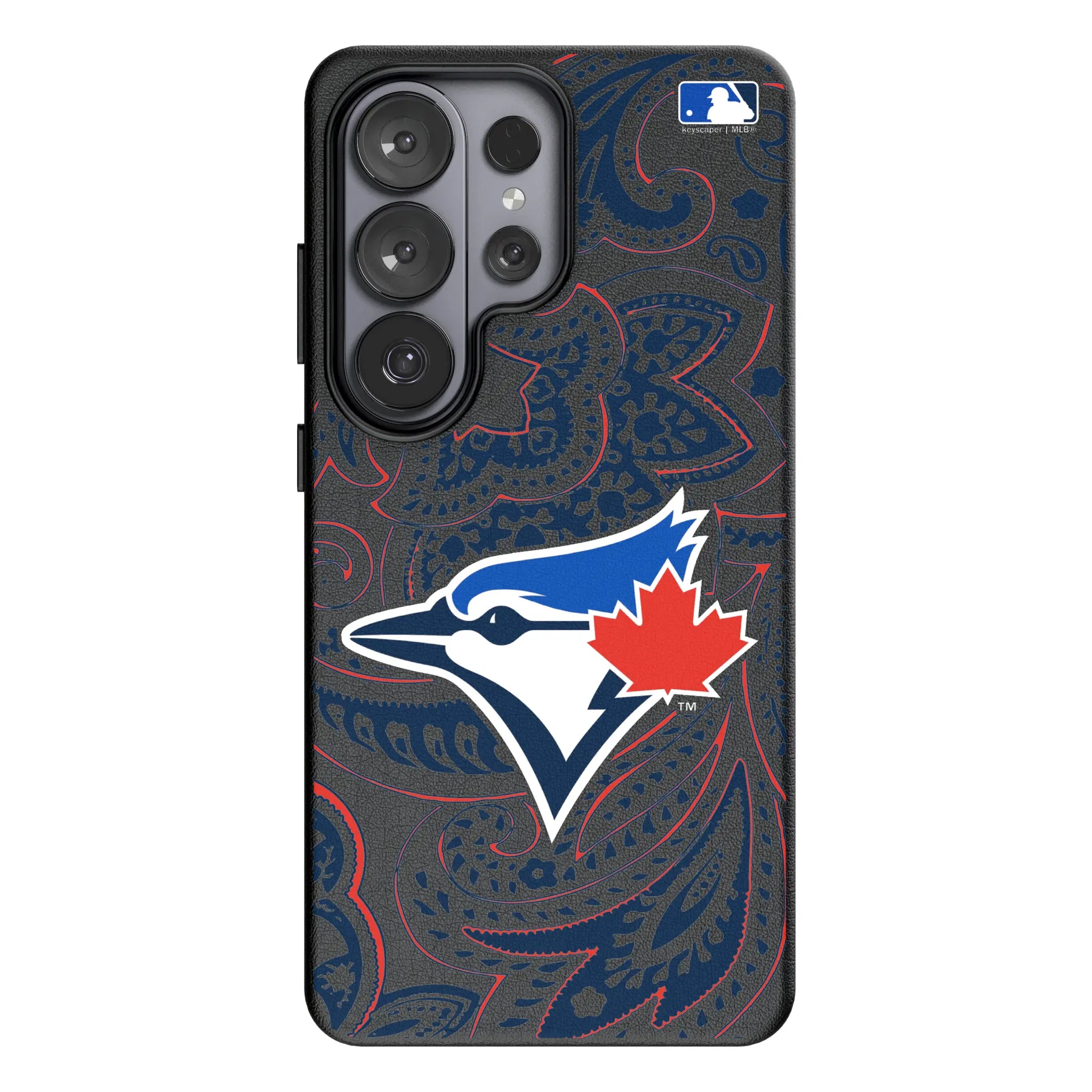 Toronto Blue Jays Paisley Galaxy MagSafe Compatible Phone Case for Samsung Galaxy#Device_Galaxy S26 Ultra