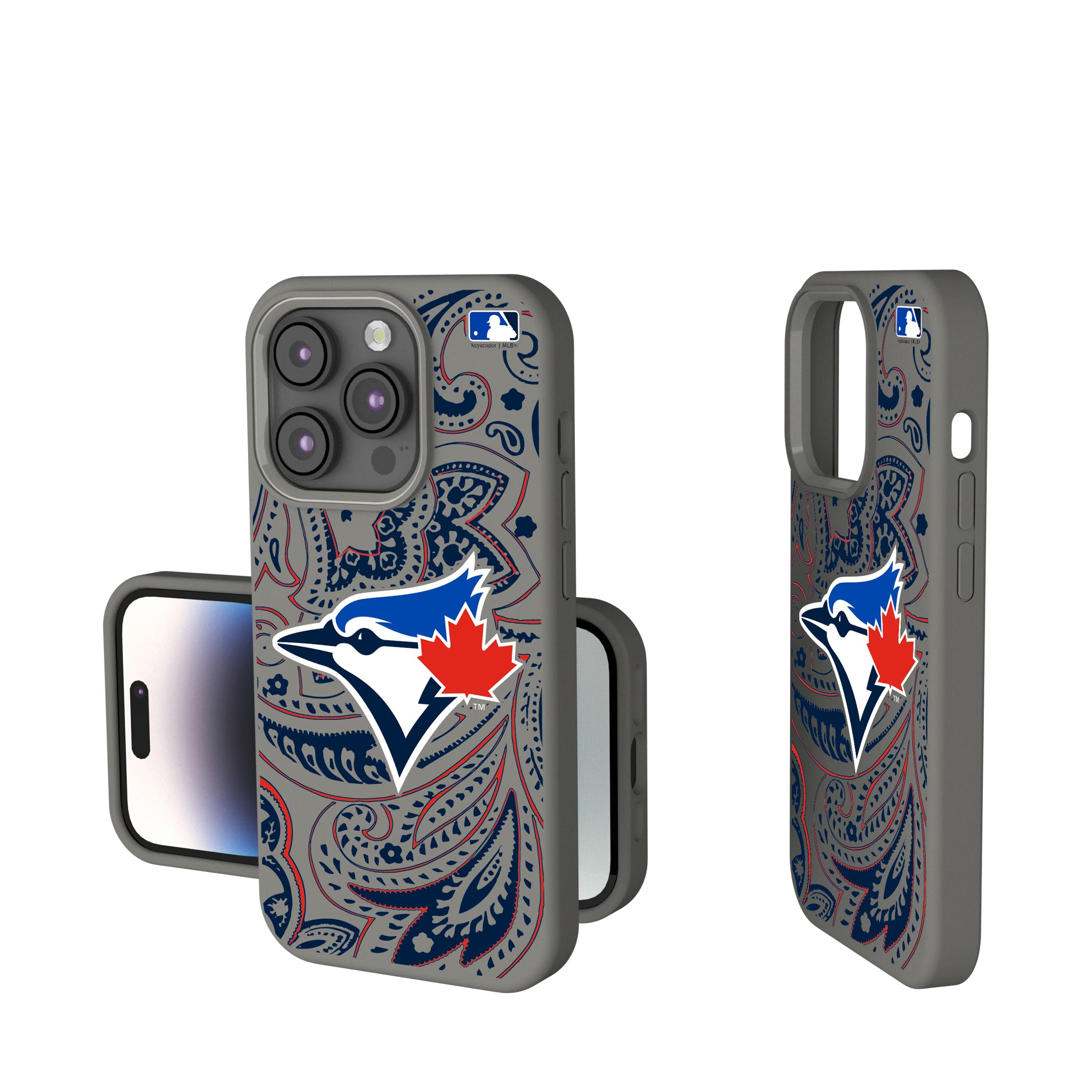 Toronto Blue Jays Paisley iPhone Soft Touch Phone Case for Apple iPhone