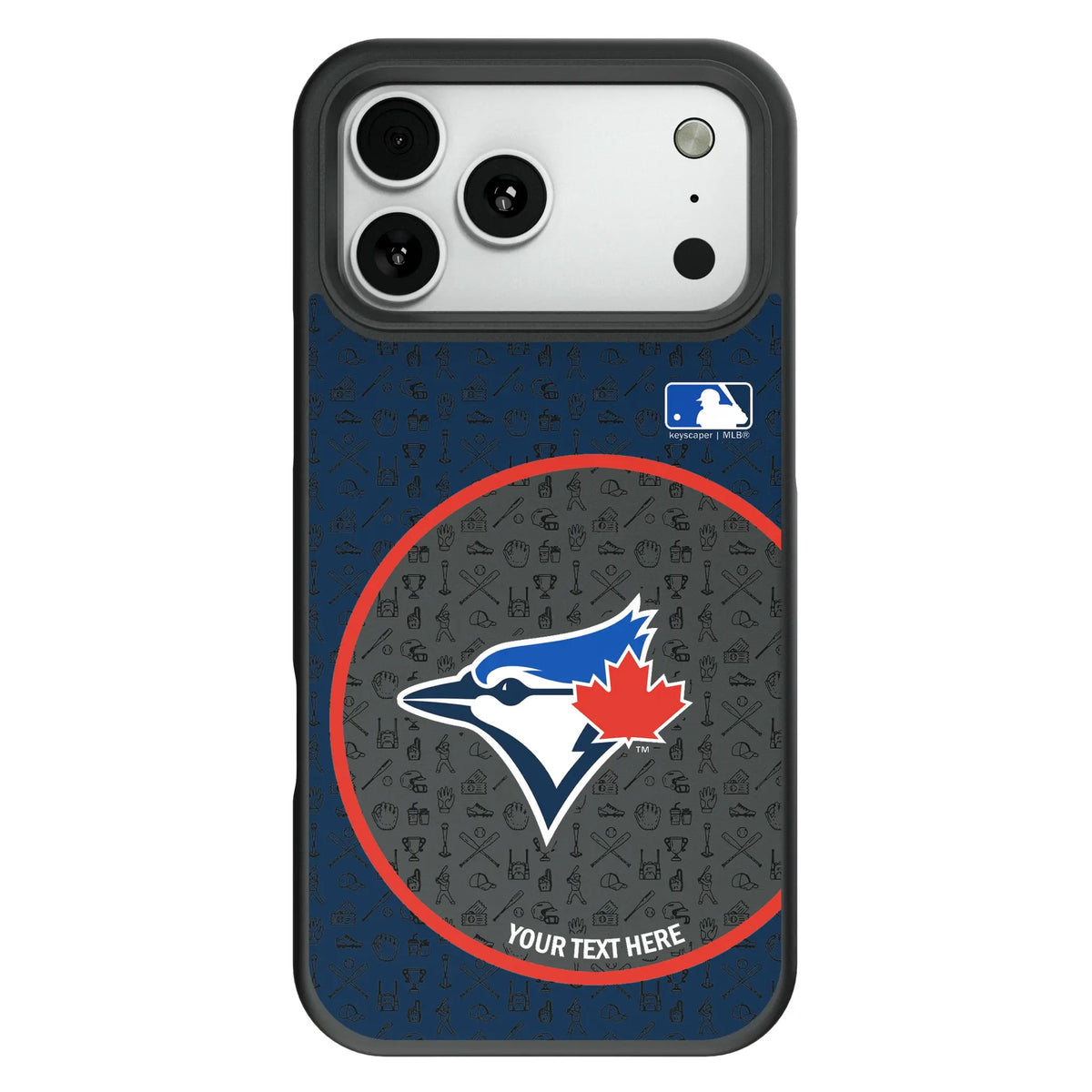 Toronto Blue Jays Personalized Circle Bump Phone Case for Apple iPhone