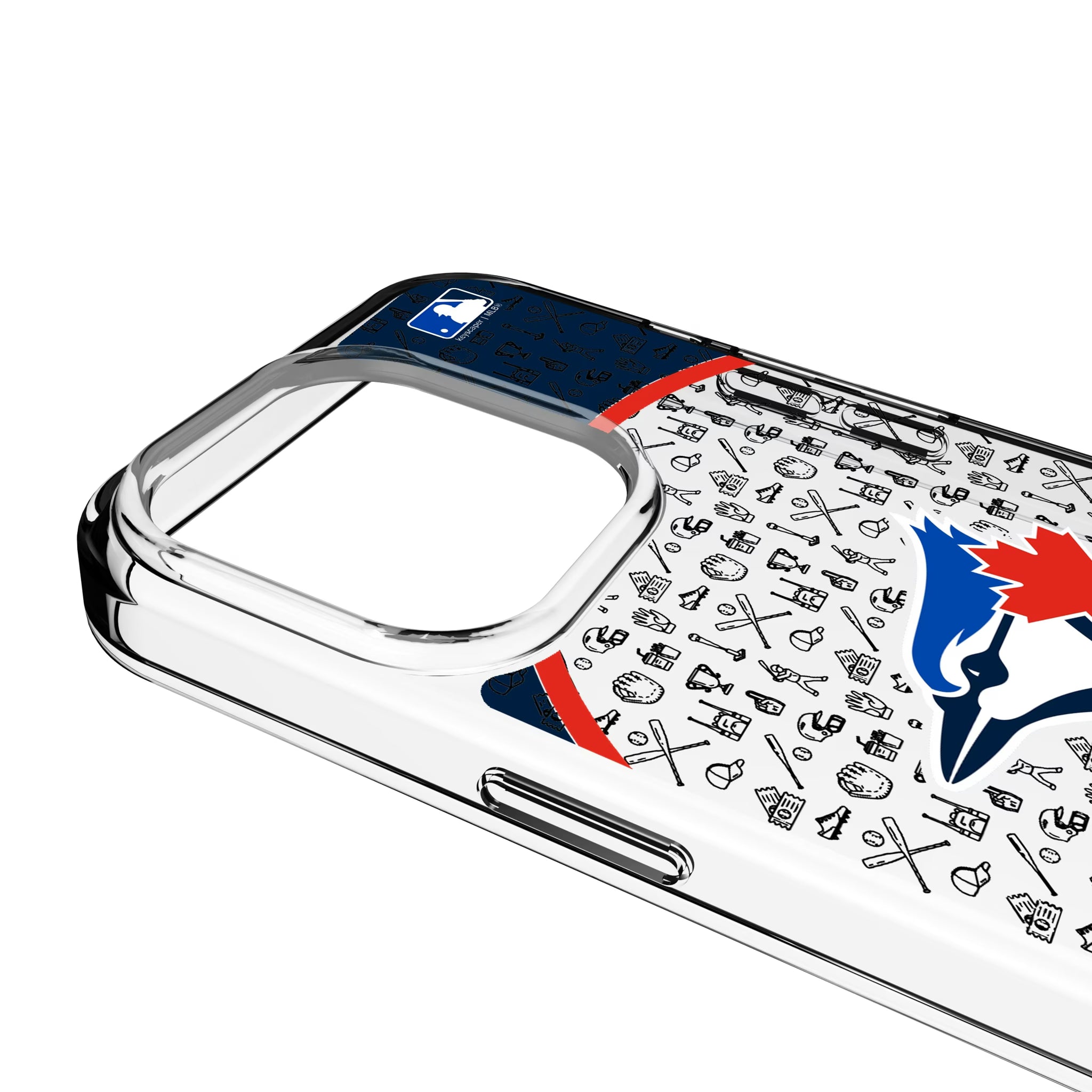 Toronto Blue Jays Personalized Circle iPhone Clear Phone Case for Apple iPhone - Detail