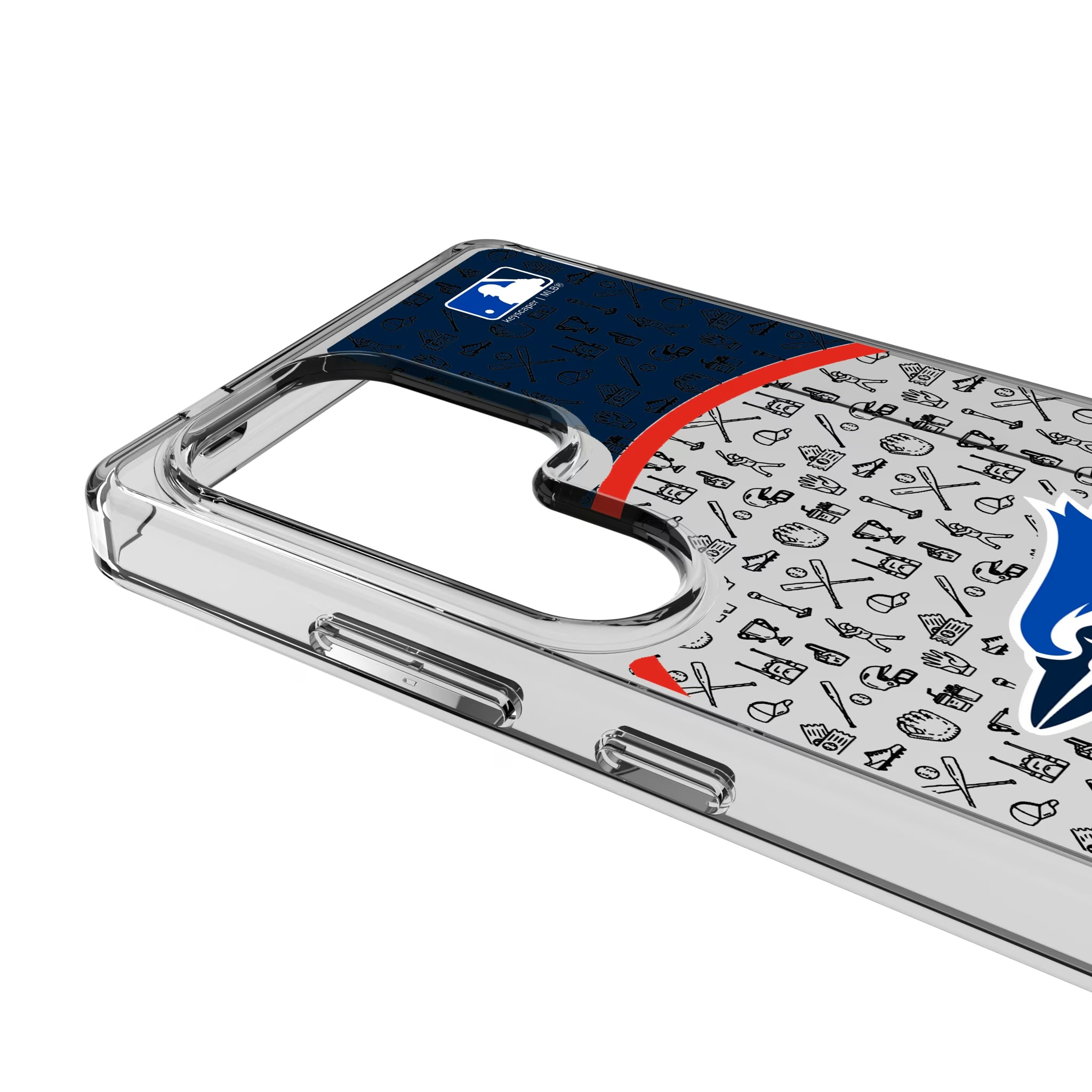 Toronto Blue Jays Personalized Circle Galaxy Clear Phone Case for Samsung Galaxy - Detail