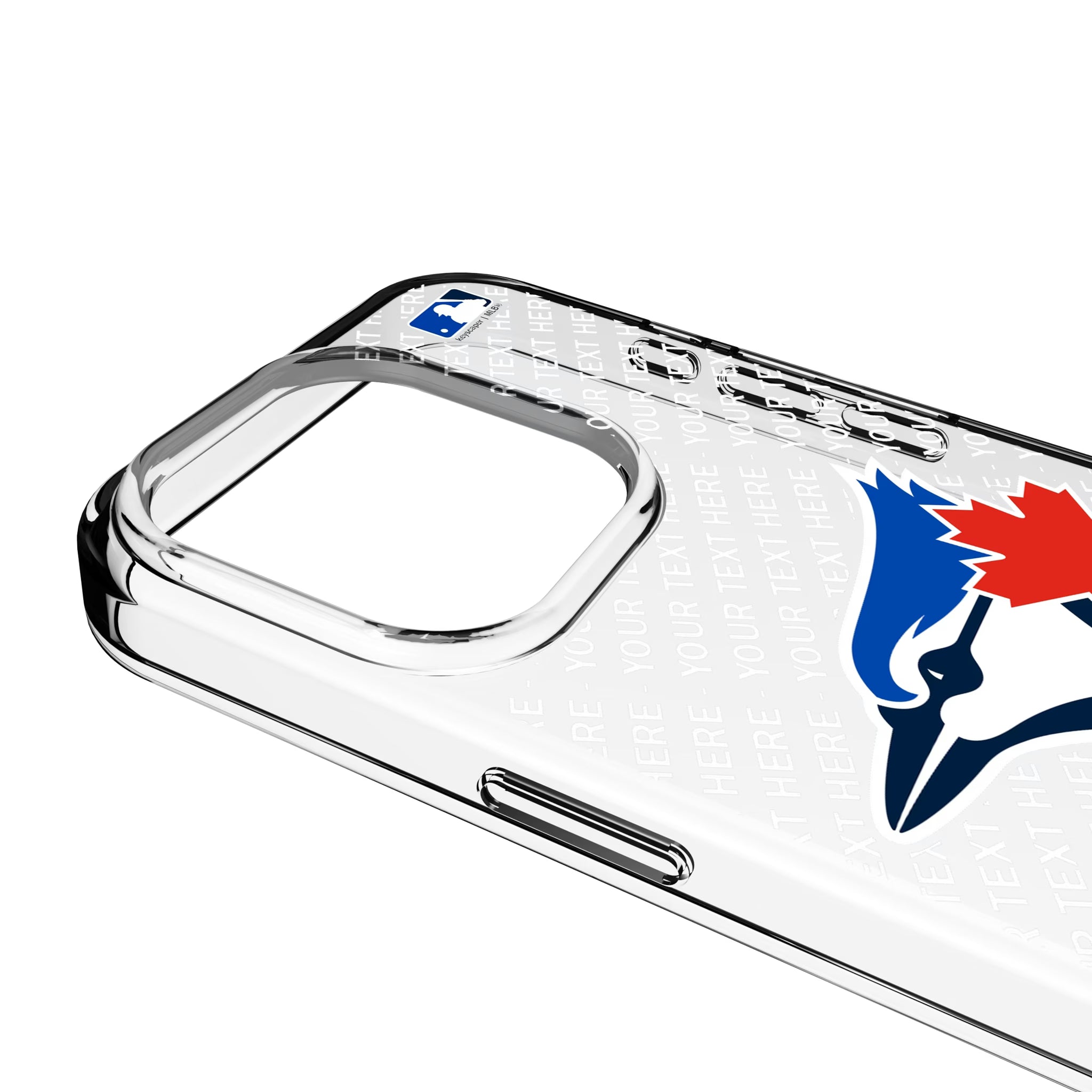 Toronto Blue Jays Personalized EndZone Plus iPhone Clear Phone Case for Apple iPhone - Detail