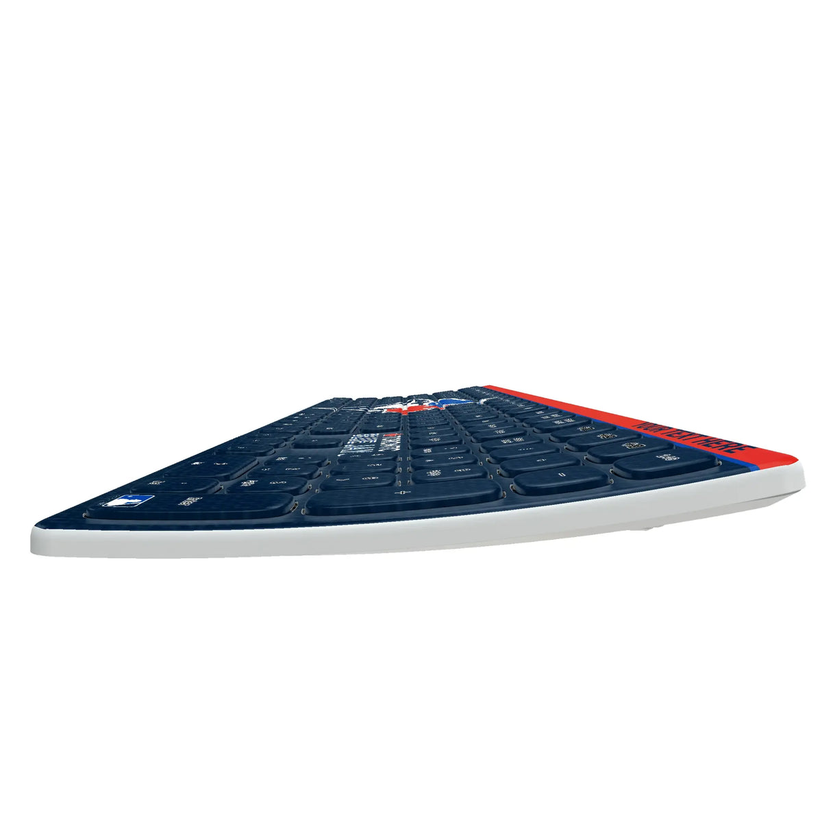 Toronto Blue Jays Personalized Endzone Solid KKB605 Curved Wireless Keyboard