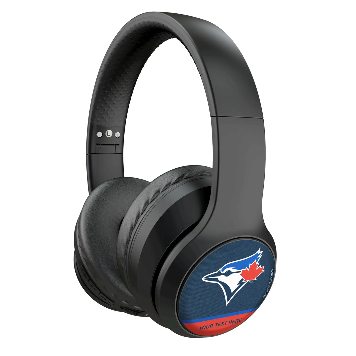 Toronto Blue Jays Personalized Endzone Solid Wireless Over-Ear Headphones With Case