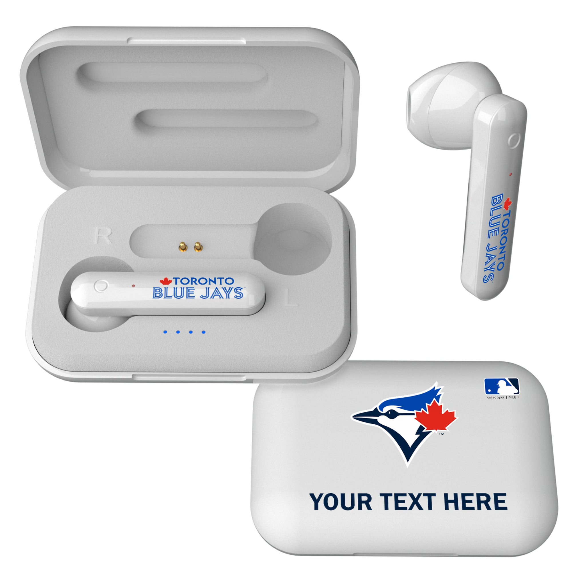 Toronto Blue Jays Personalized Insignia Wireless TWS Earbuds