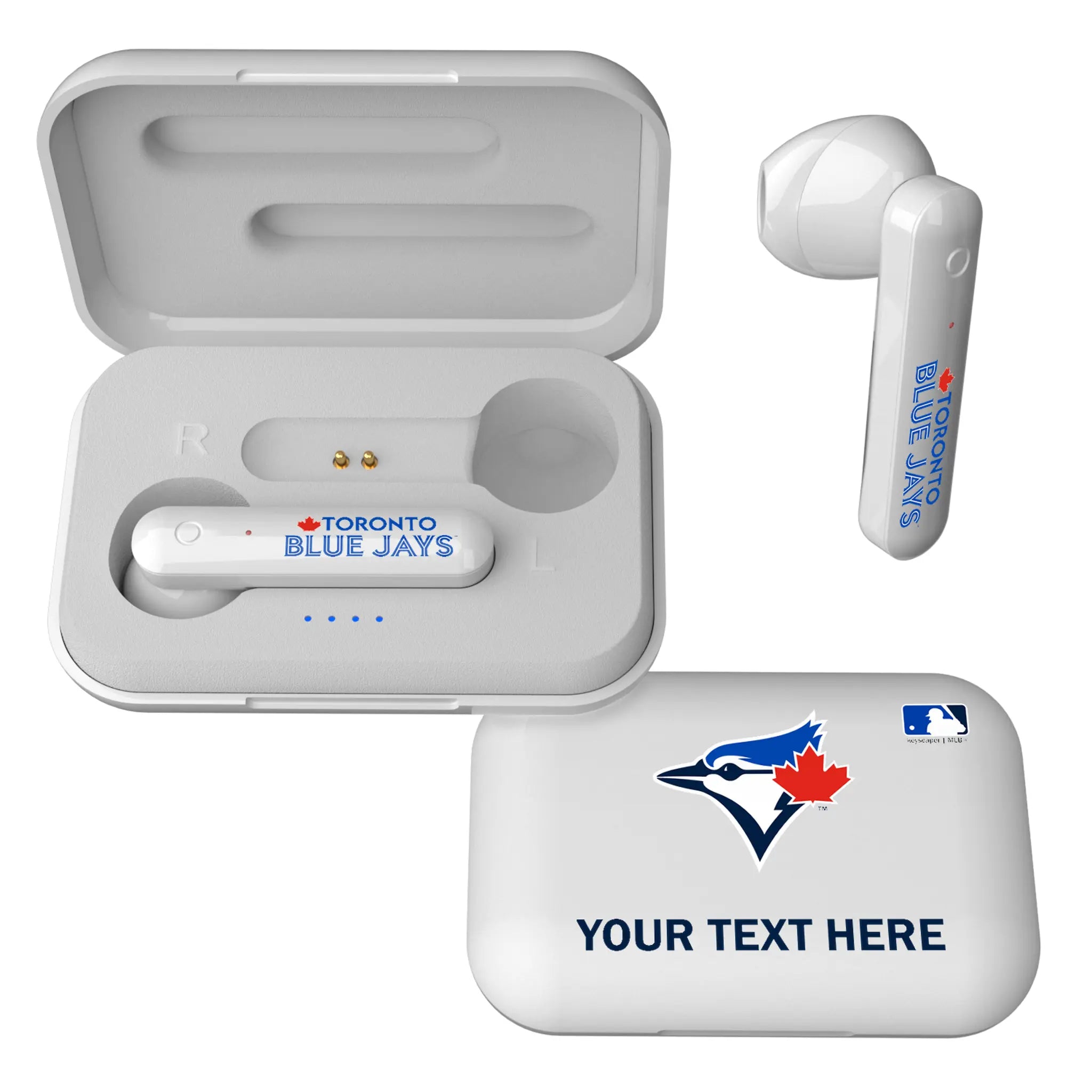 Toronto Blue Jays Personalized Insignia Wireless TWS Earbuds