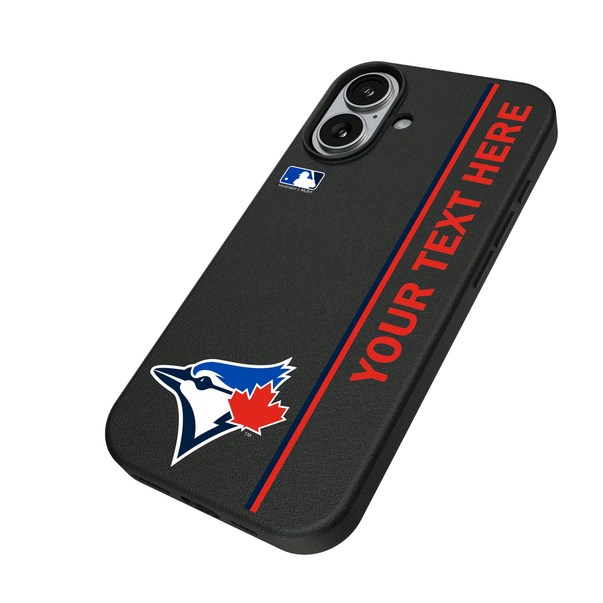 Toronto Blue Jays Personalized Sidebard iPhone MagSafe Compatible Phone Case for Apple iPhone - Isometric View#Device_iPhone 17