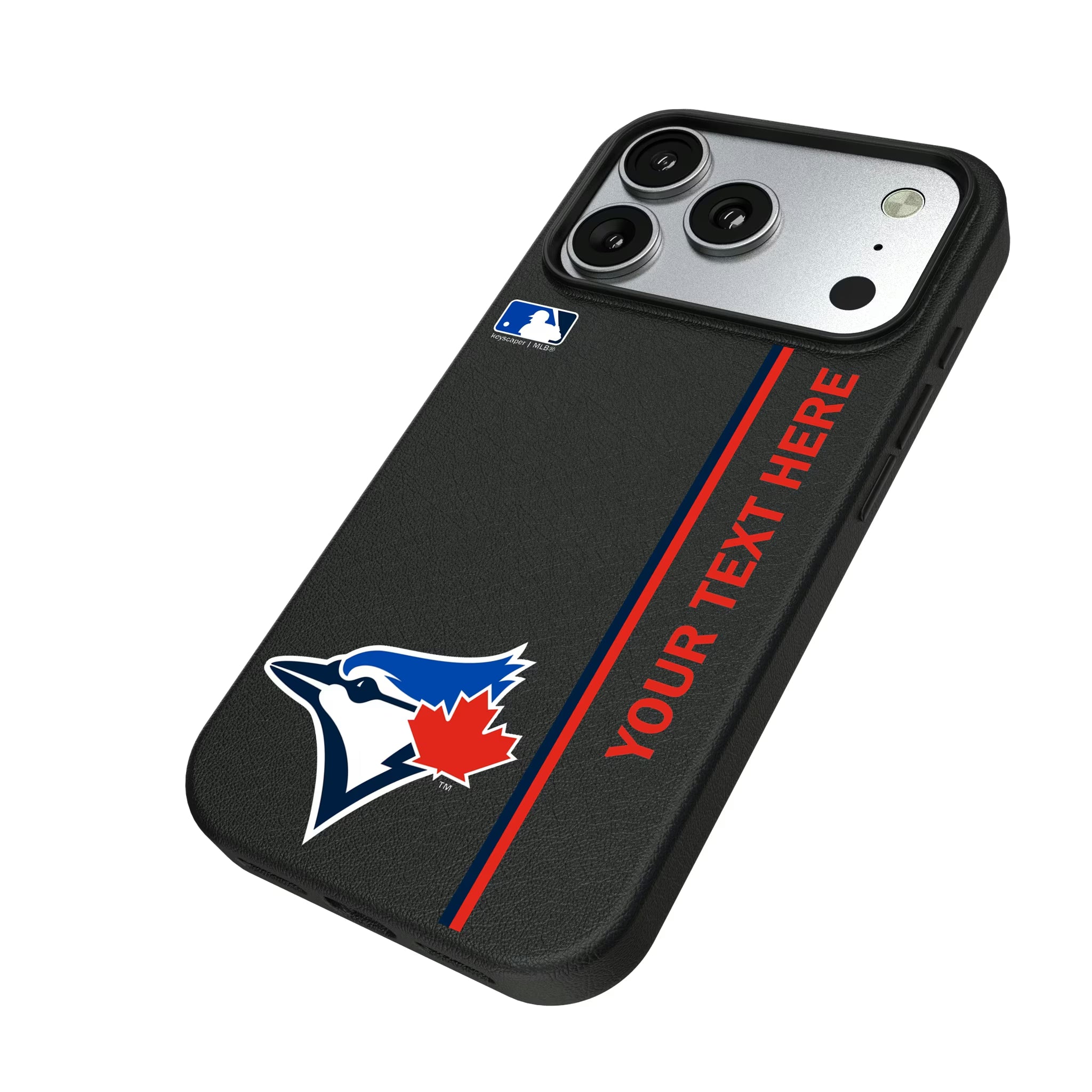 Toronto Blue Jays Personalized Sidebard iPhone MagSafe Compatible Phone Case for Apple iPhone - Isometric View#Device_iPhone 17 Pro
